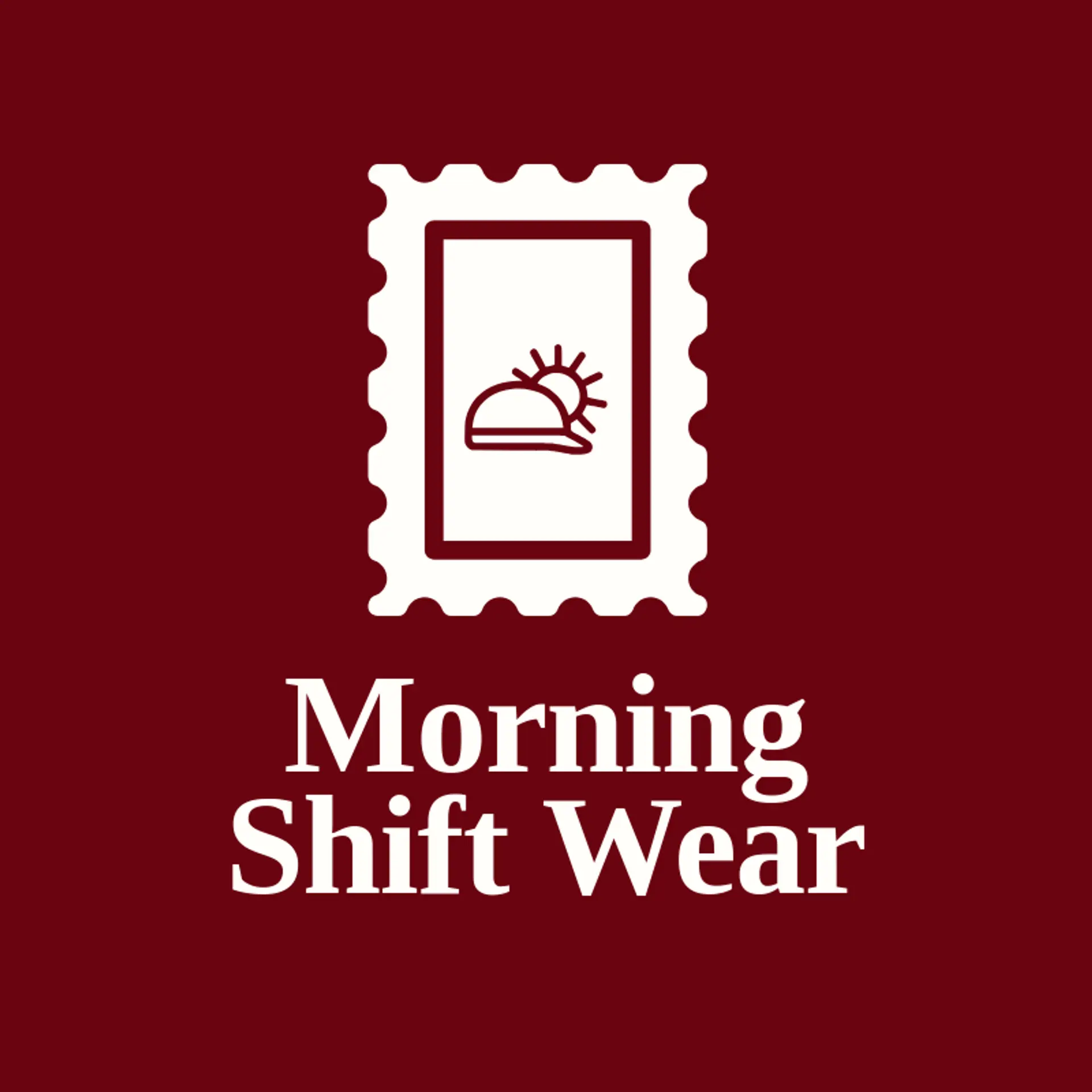 Morning Shift Wear logo for scrub