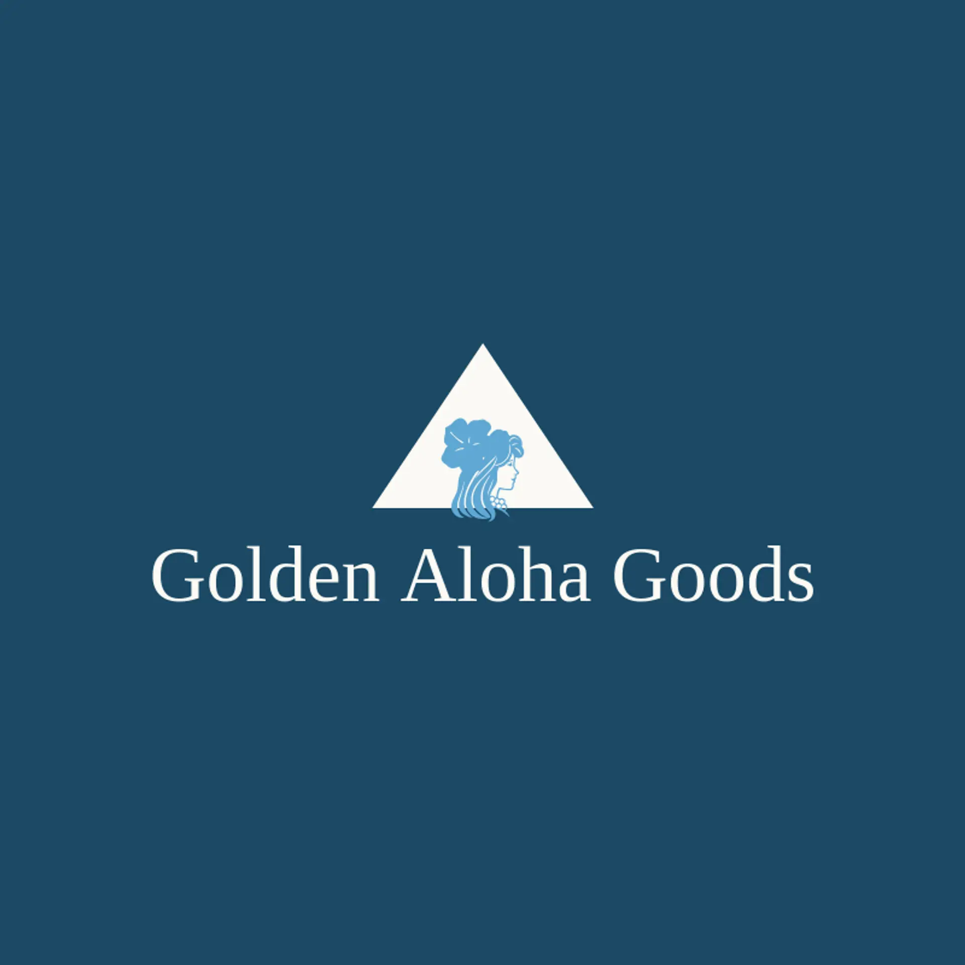 Golden Aloha Goods logo for hawaiian