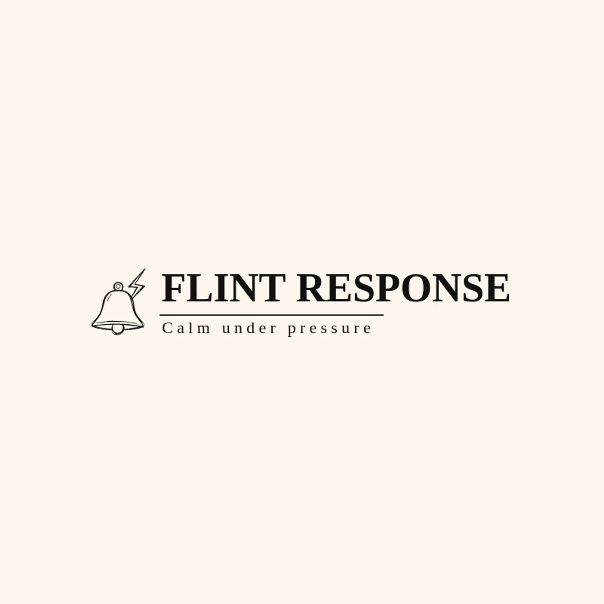 Flint Response logo for fire station