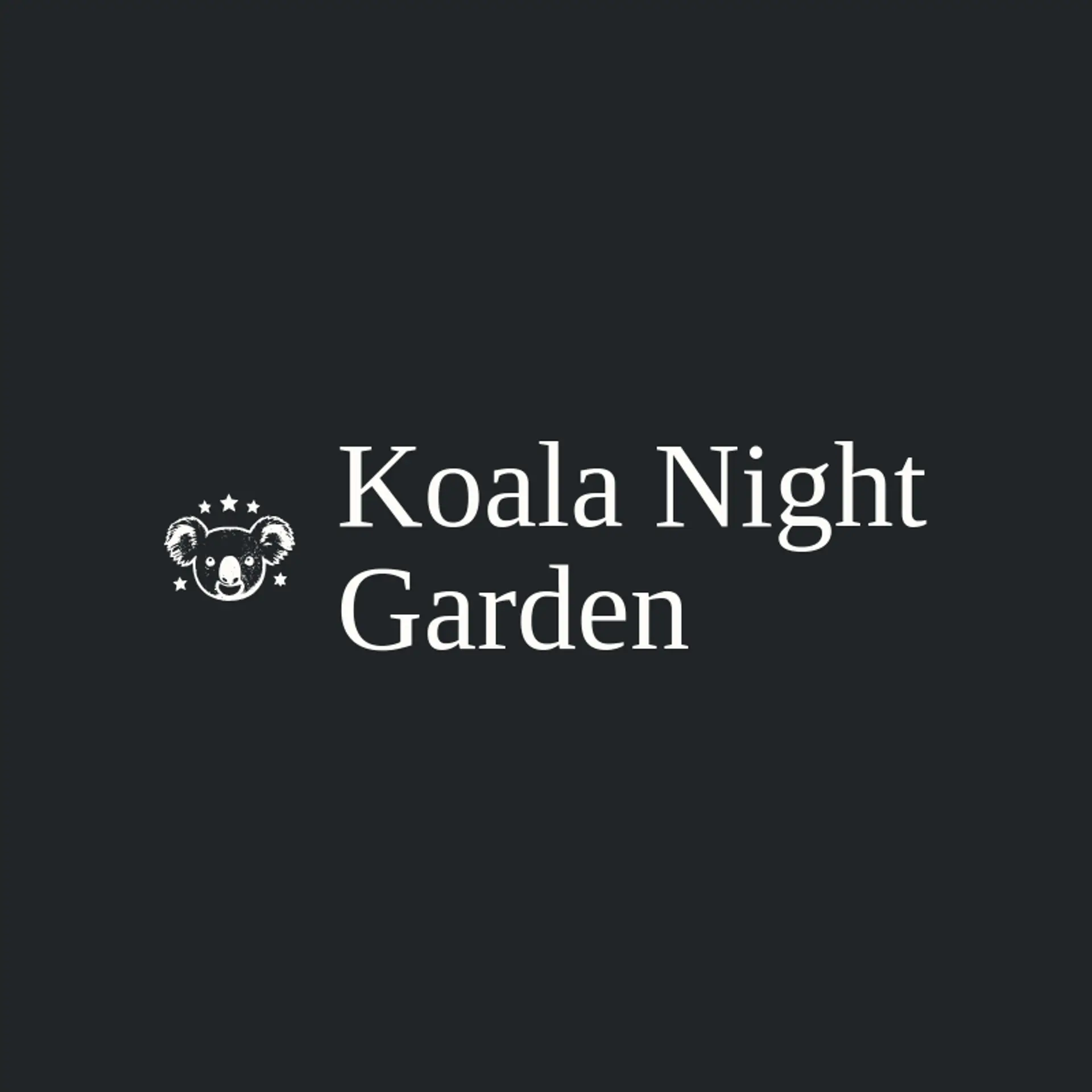 Koala Night Garden logo for koala