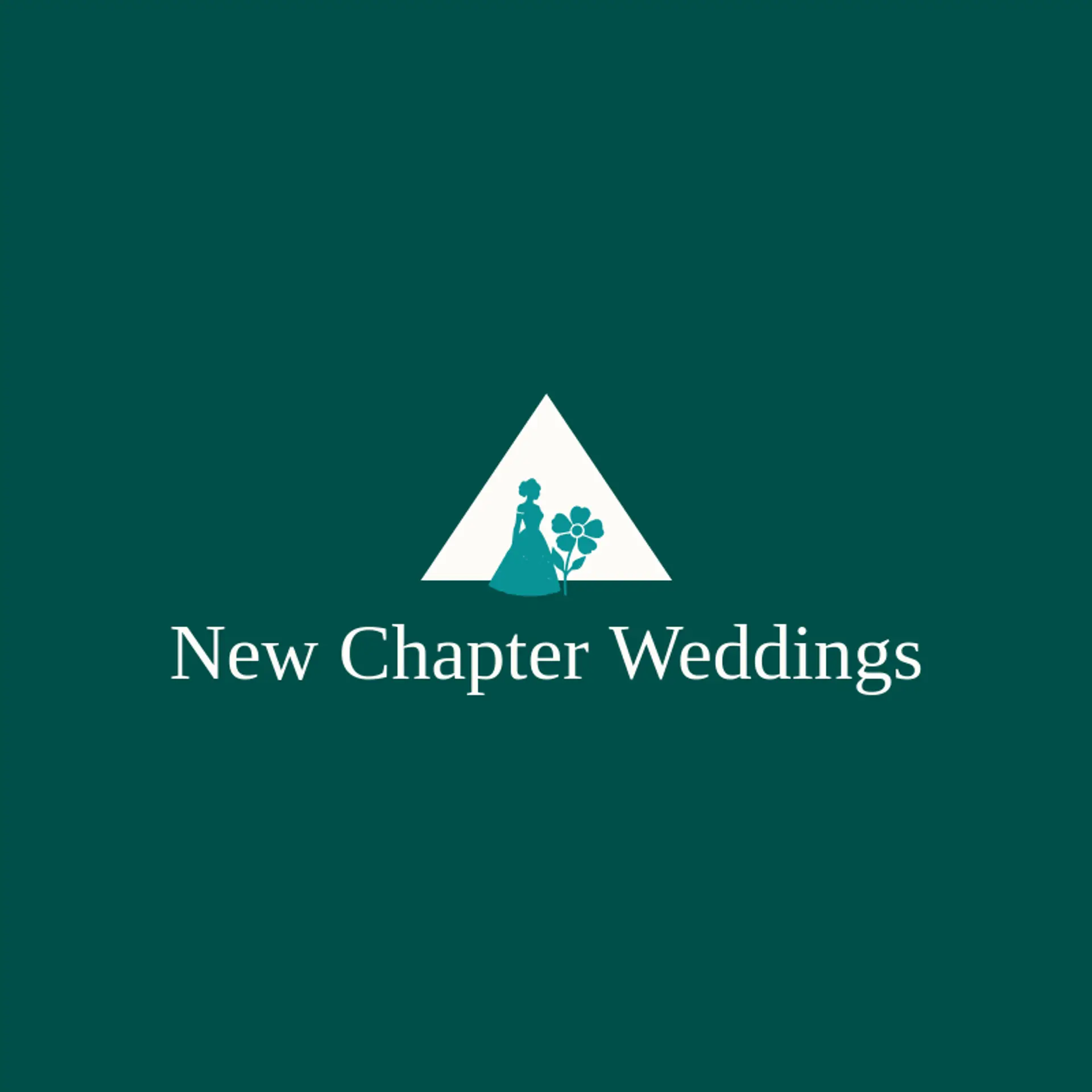 New Chapter Weddings logo for bride