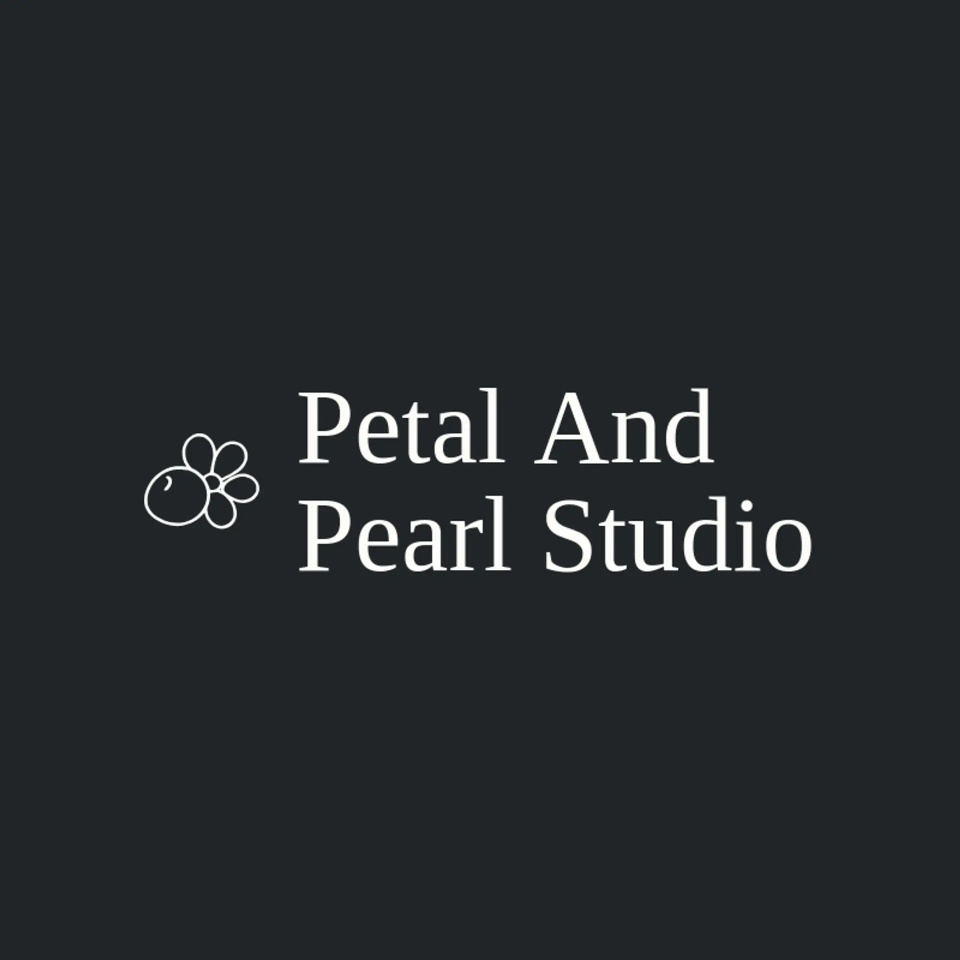 Petal and Pearl Studio logo for med spa