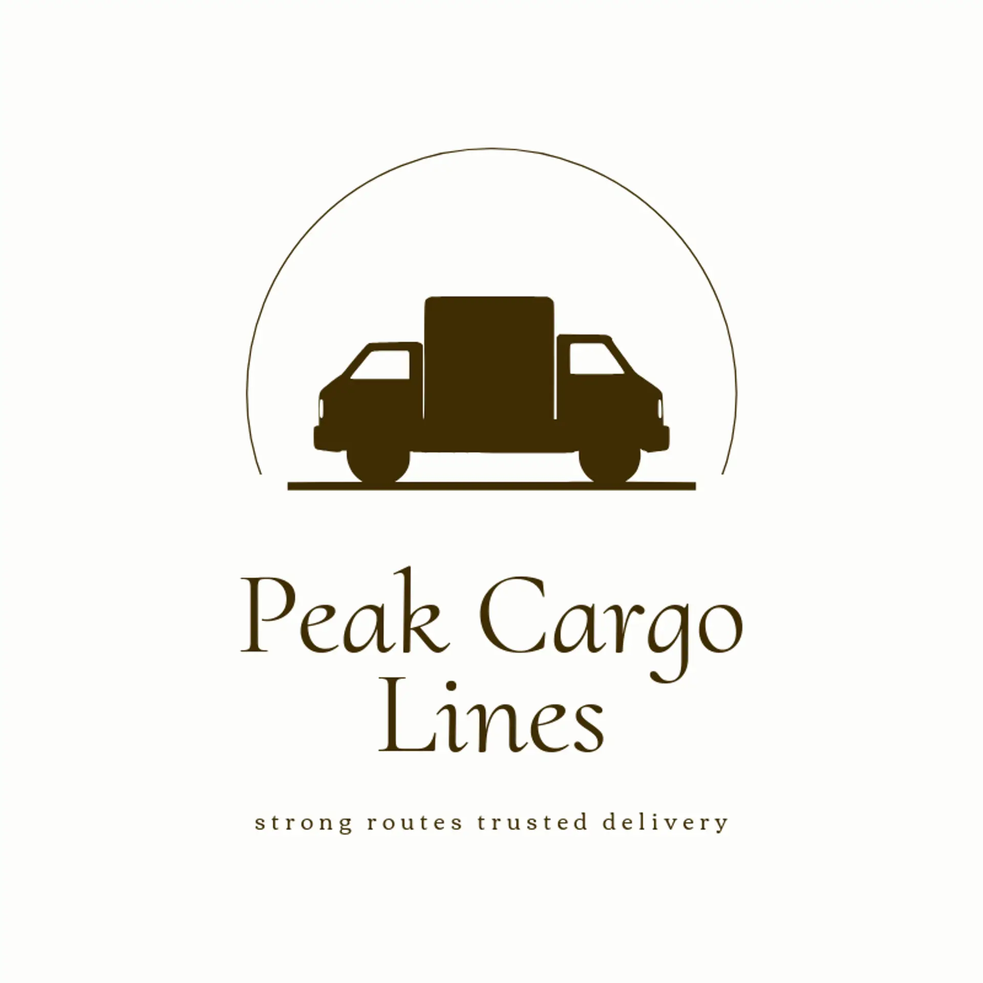 Peak Cargo Lines logo for transport