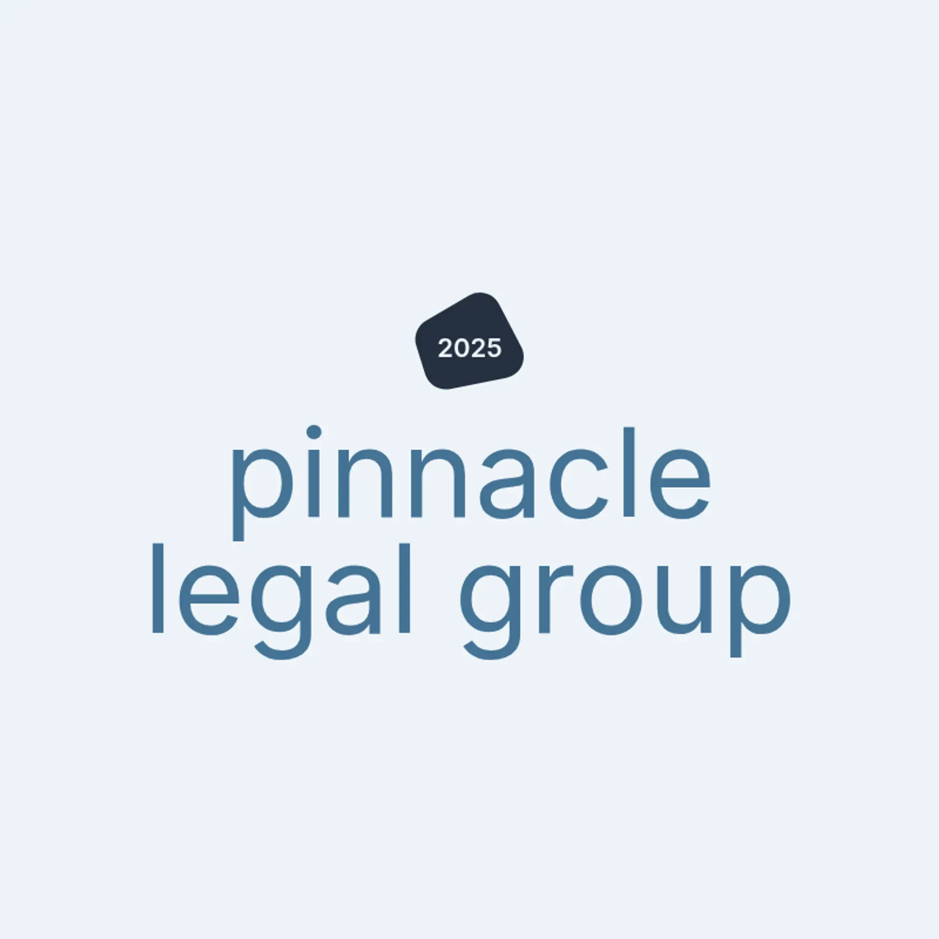 Pinnacle Legal Group logo for law office