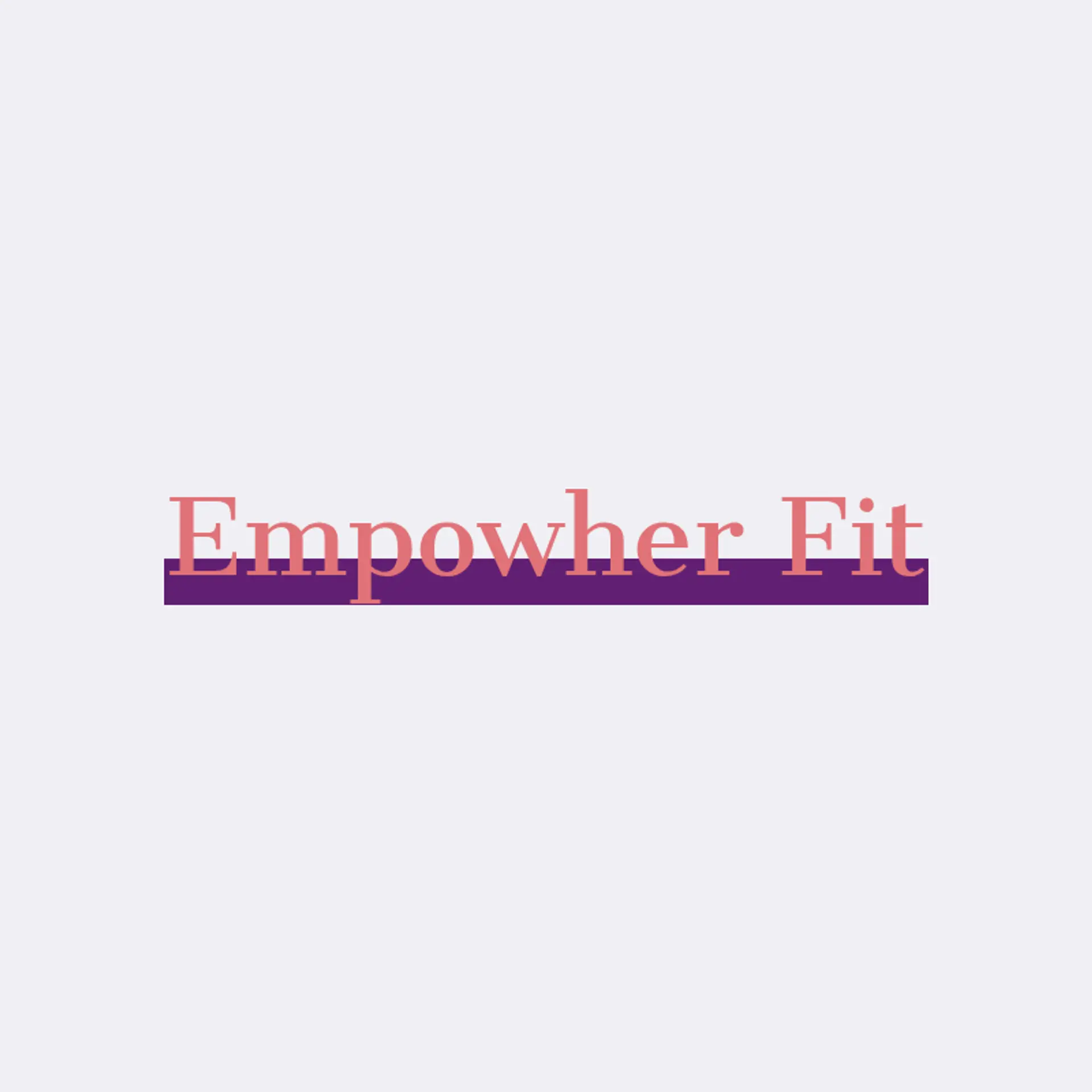EmpowHer Fit logo for women fitness