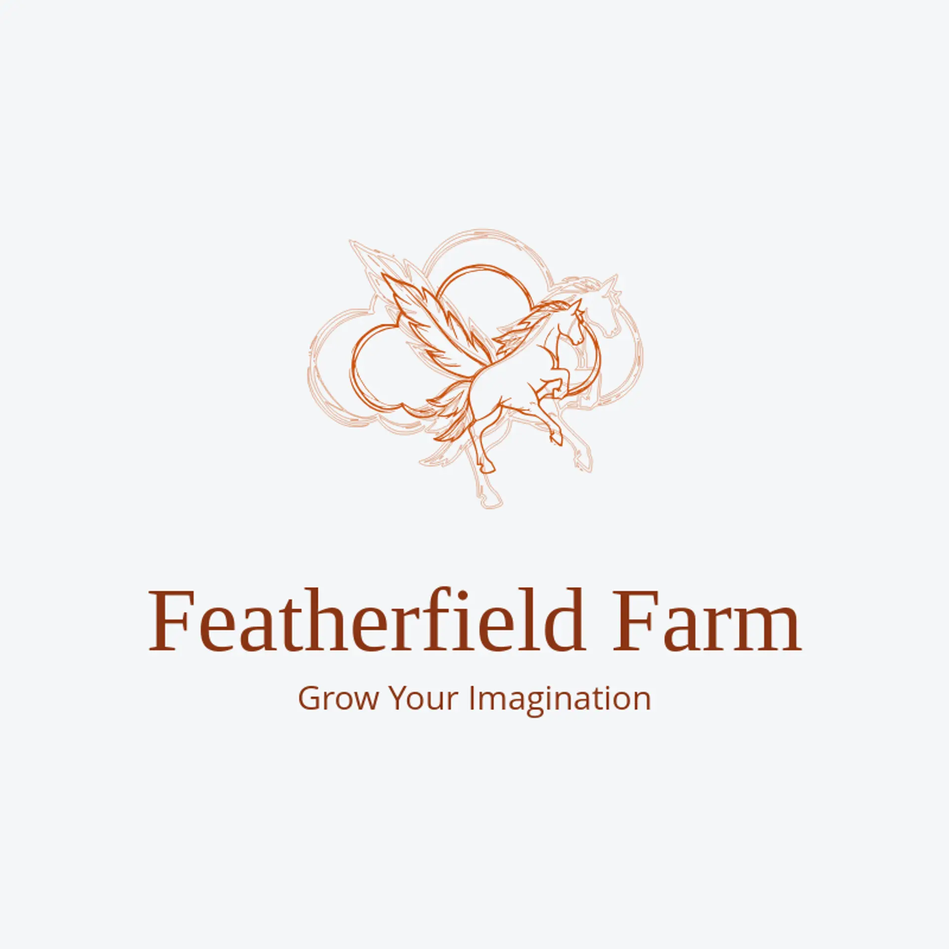 Featherfield Farm logo for pegasus