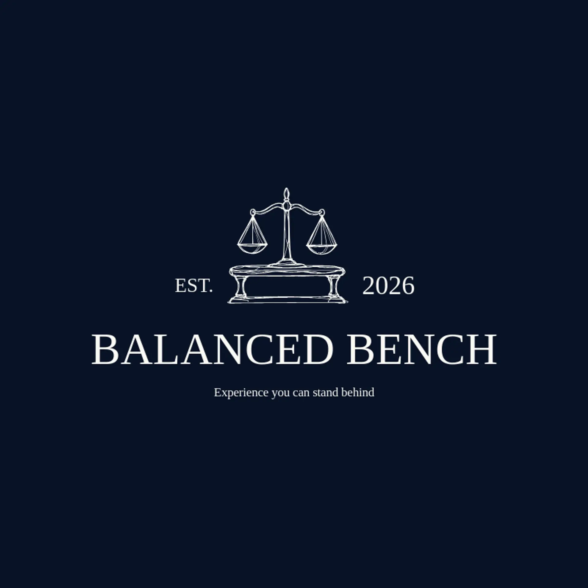 Balanced Bench logo for legal