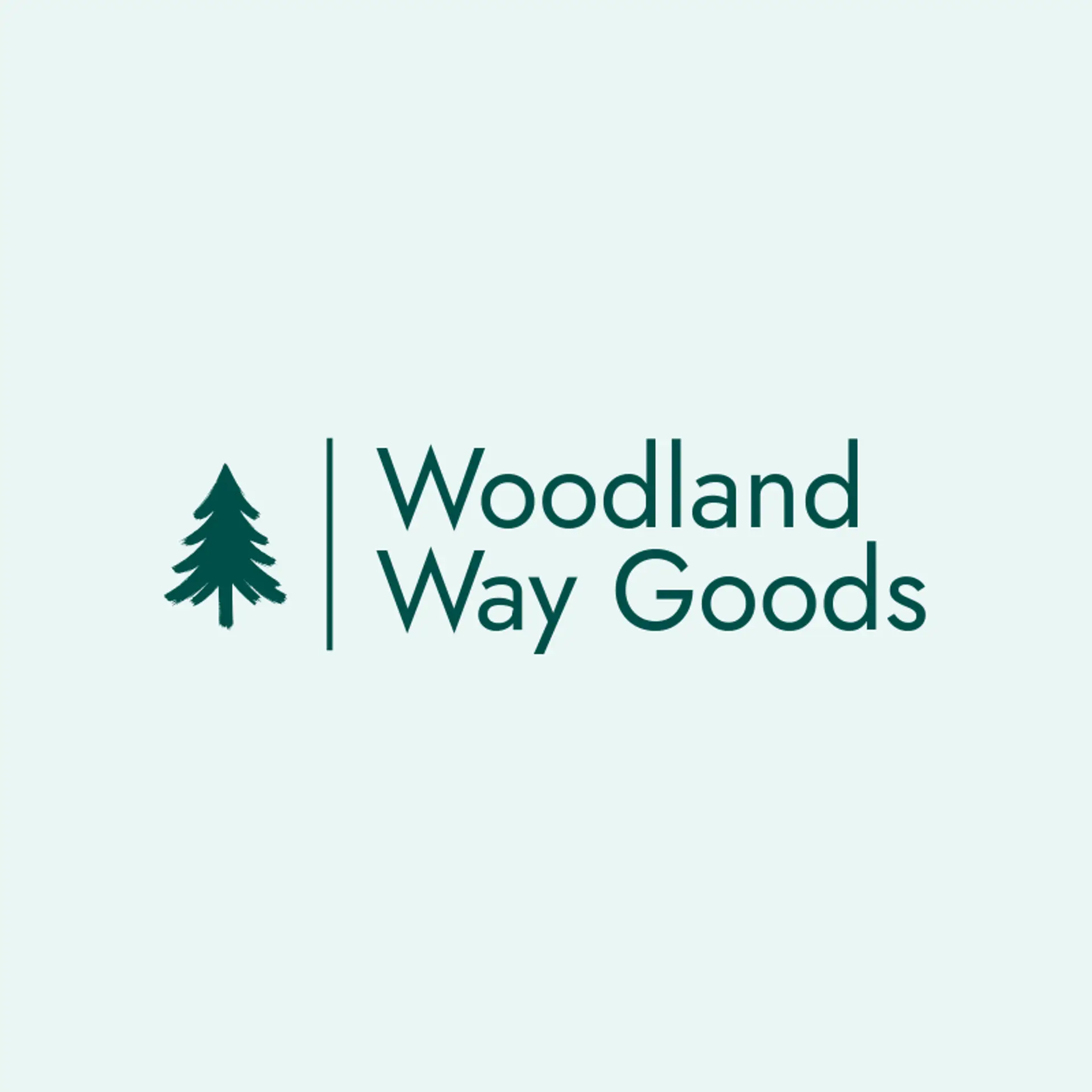 Woodland Way Goods logo for evergreen