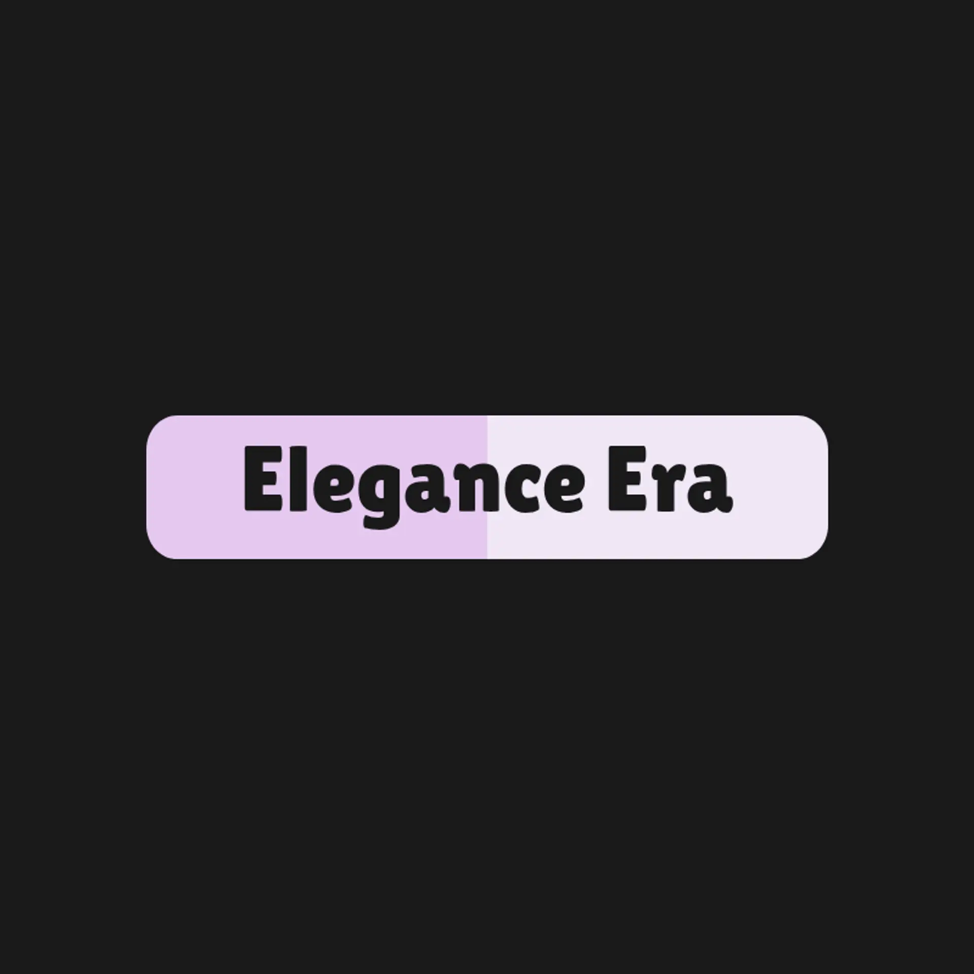 Elegance Era logo for fashion designer