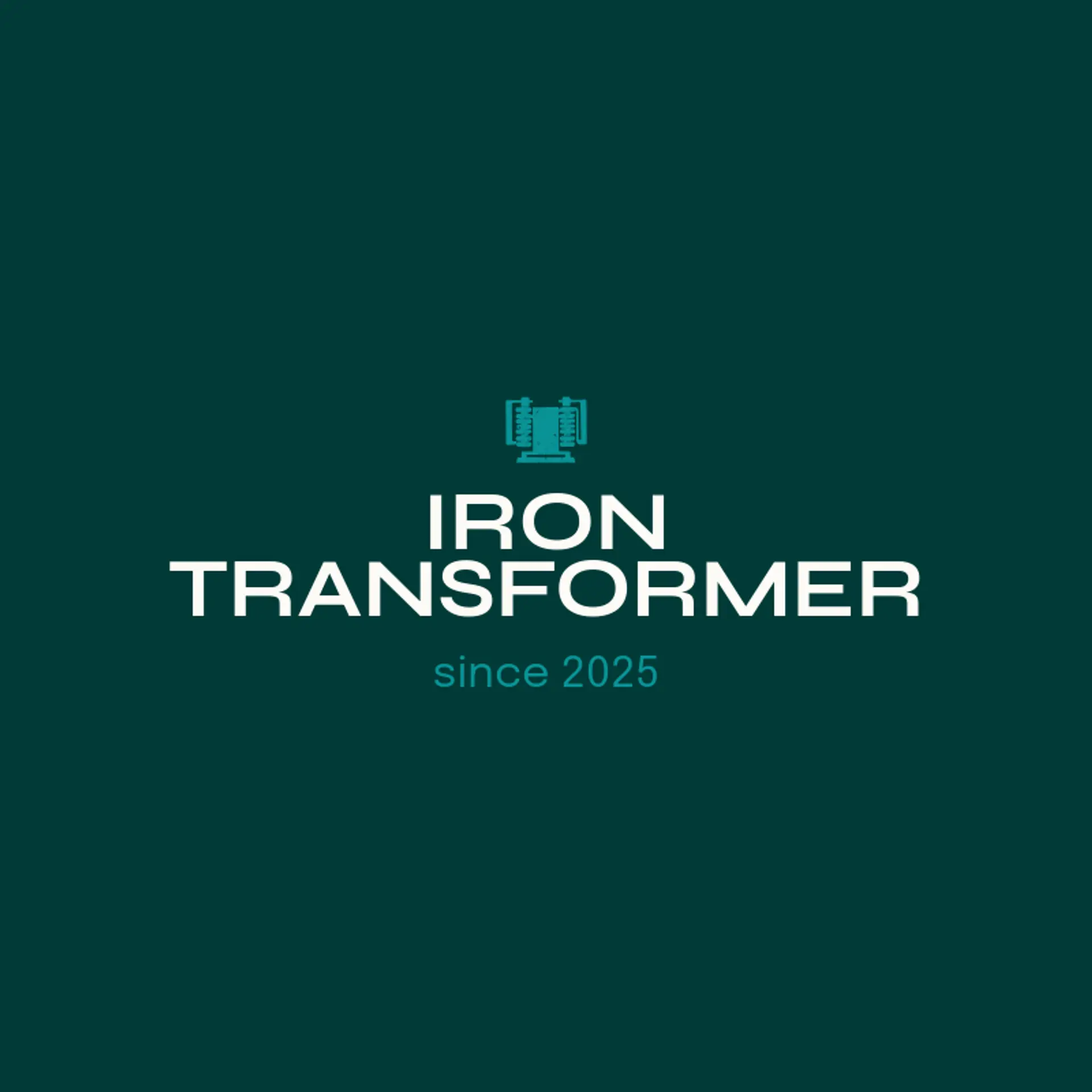 Iron Transformer logo for electrical