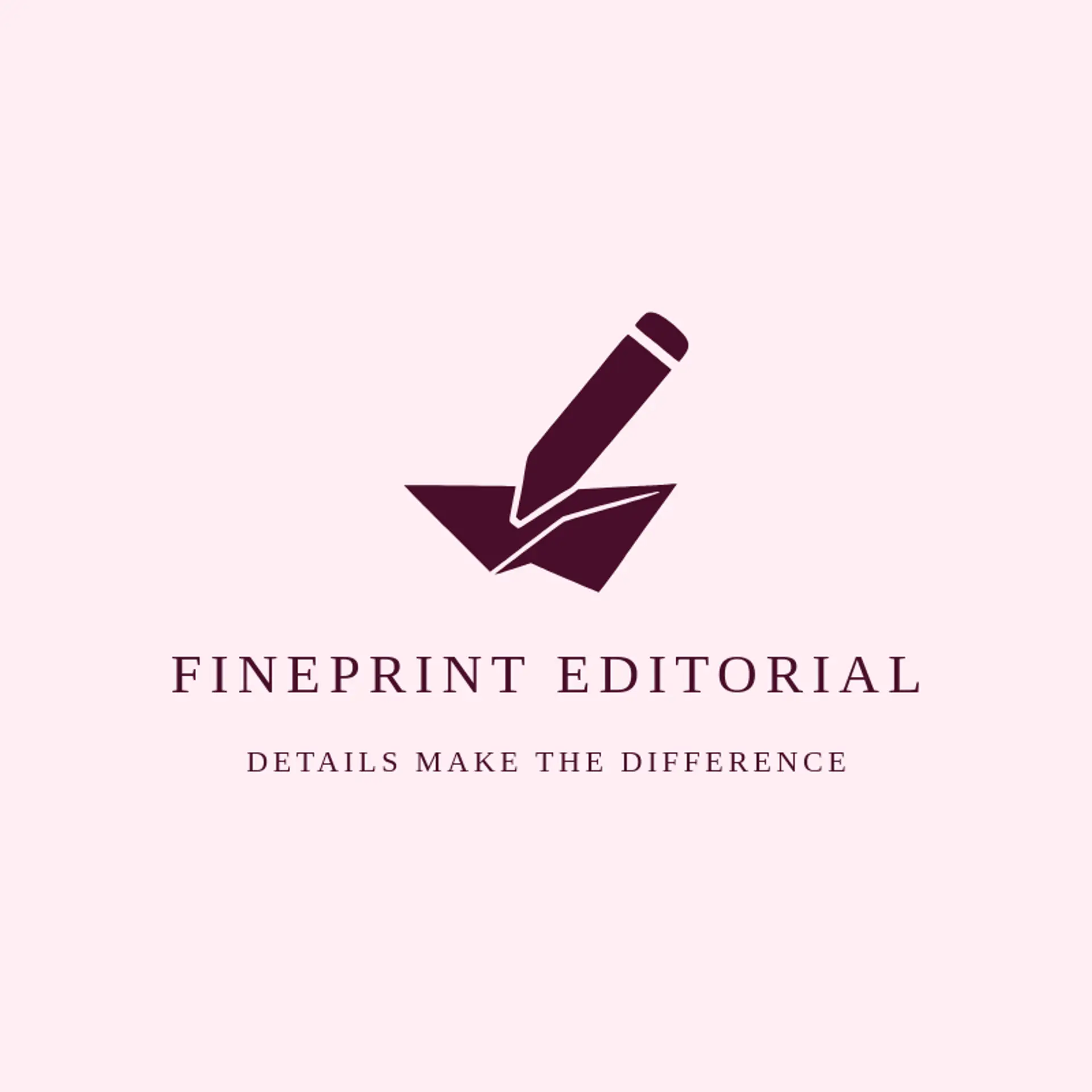 Fineprint Editorial logo for editor