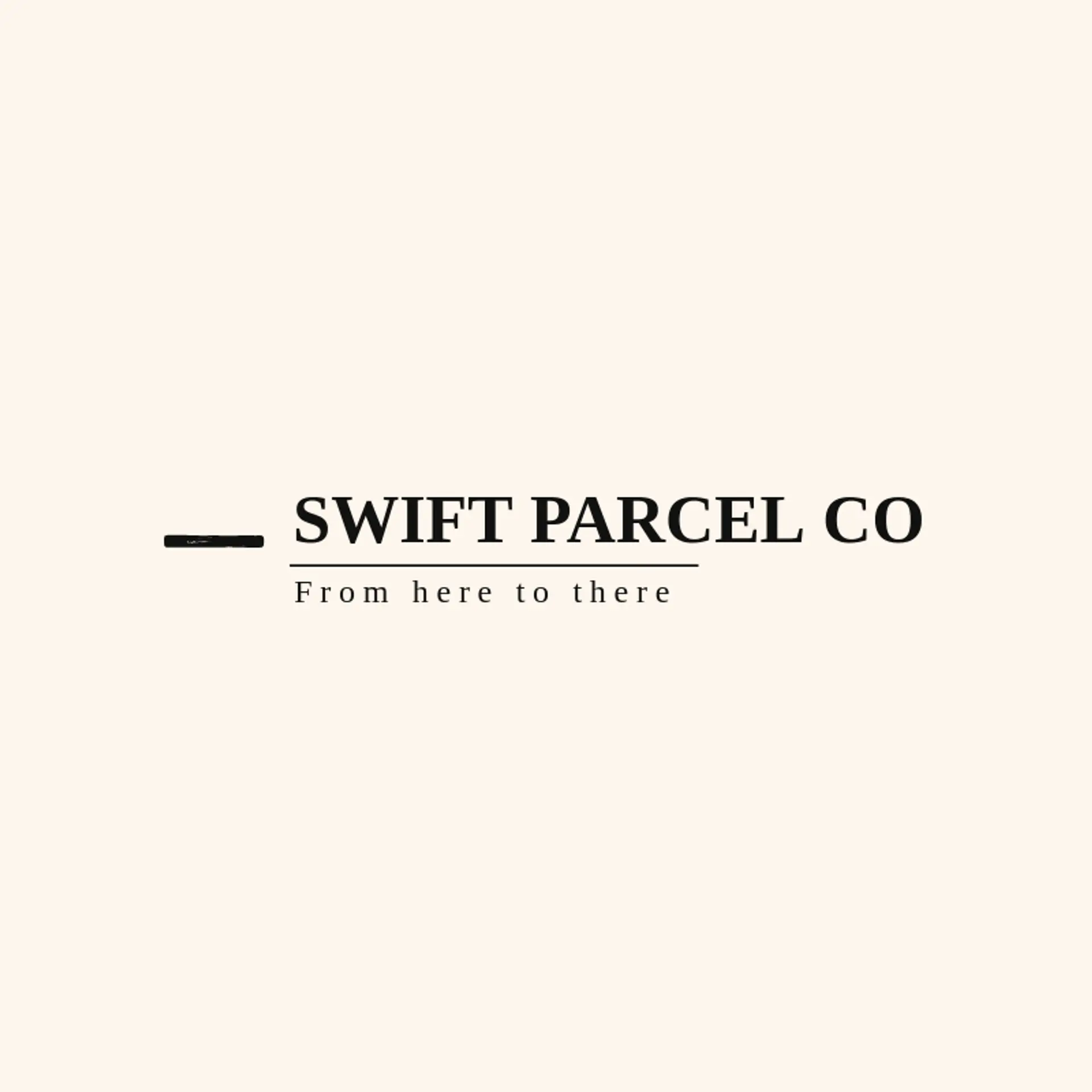 Swift Parcel Co logo for dash