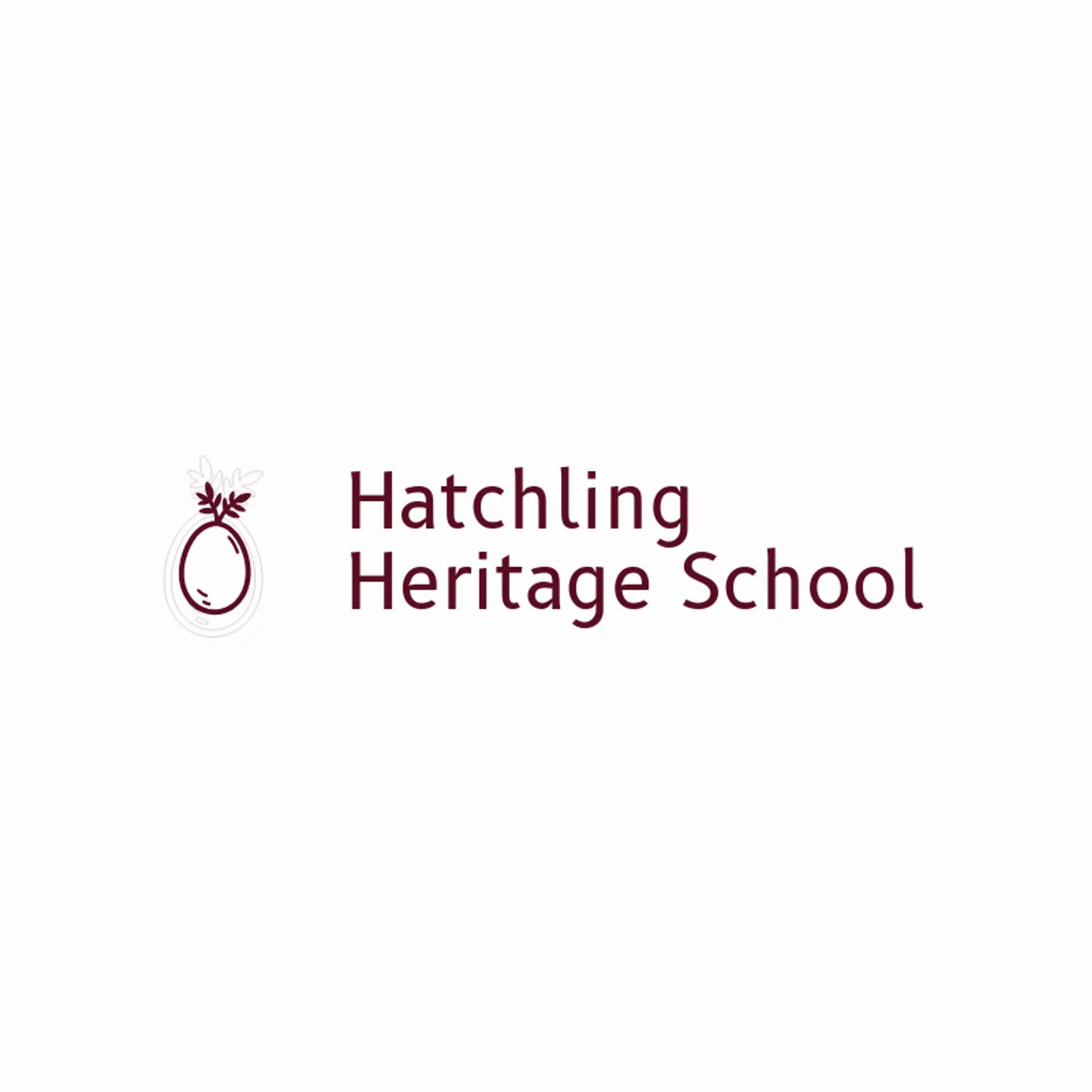 Hatchling Heritage School logo for dinosaur