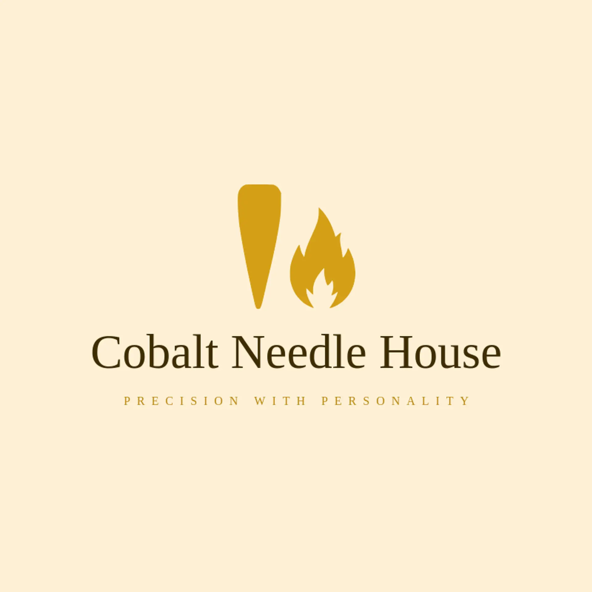 Cobalt Needle House logo for sewing