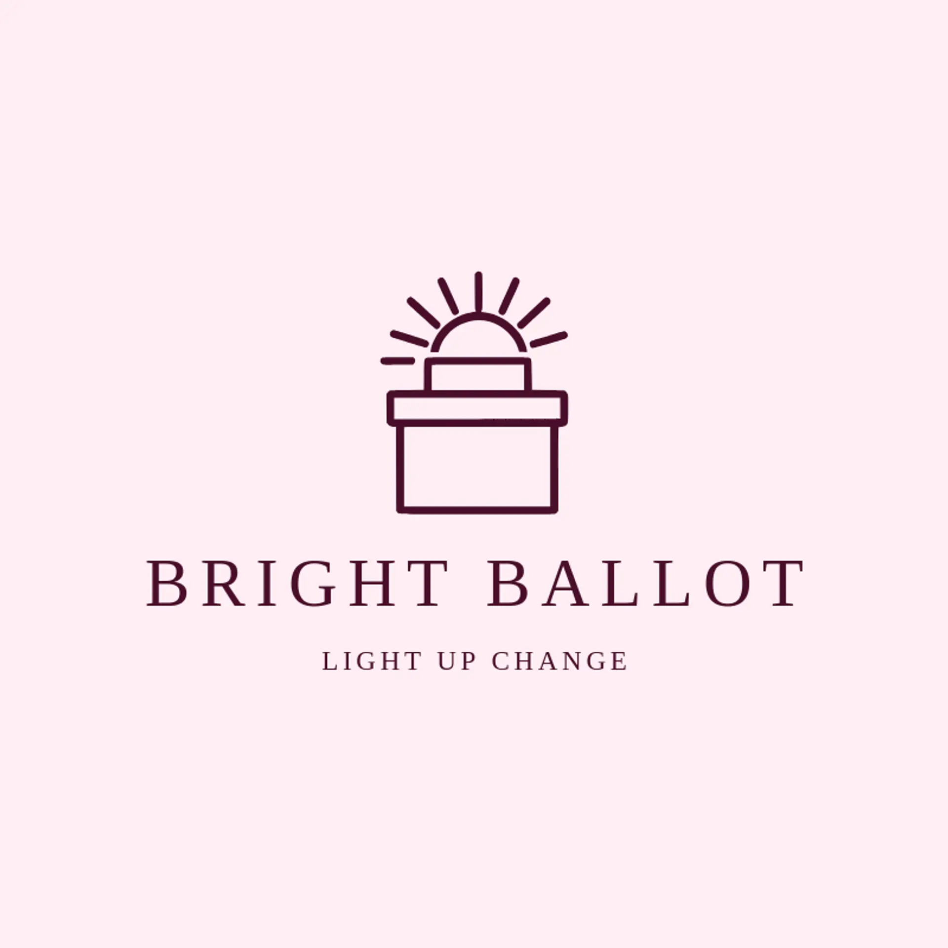 Bright Ballot logo for vote