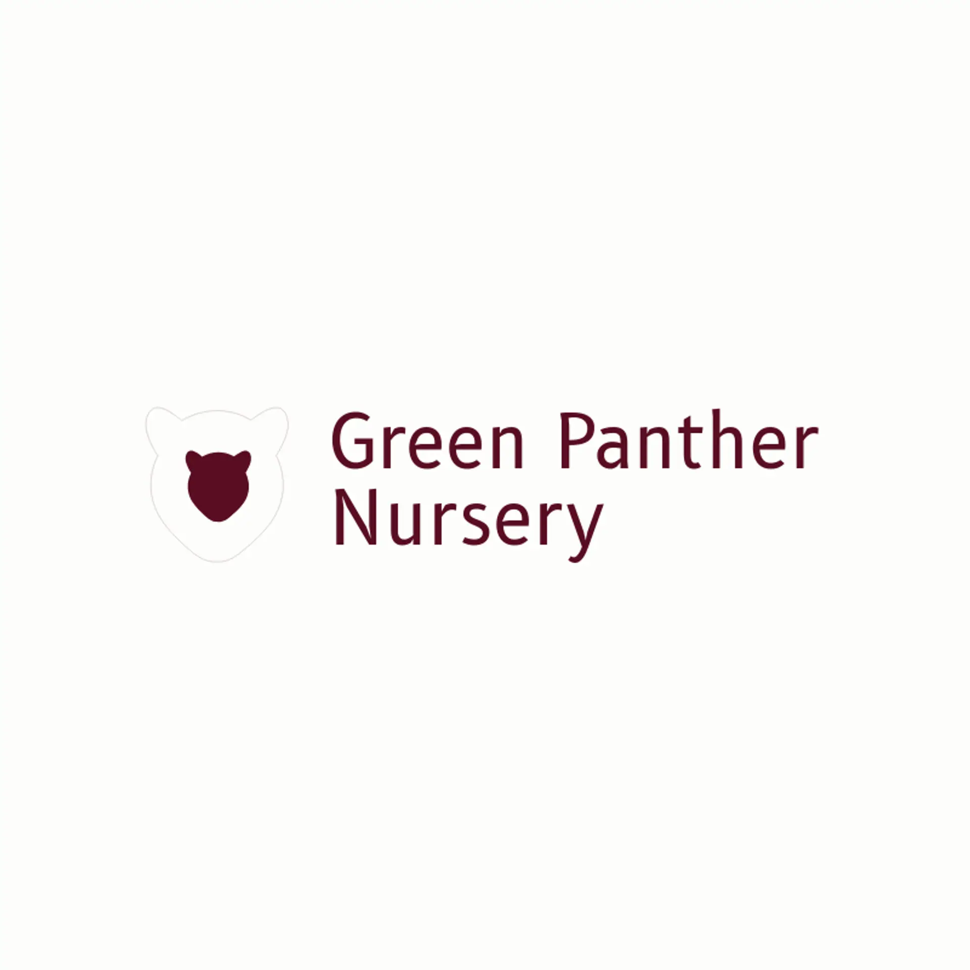 Green Panther Nursery logo for panther