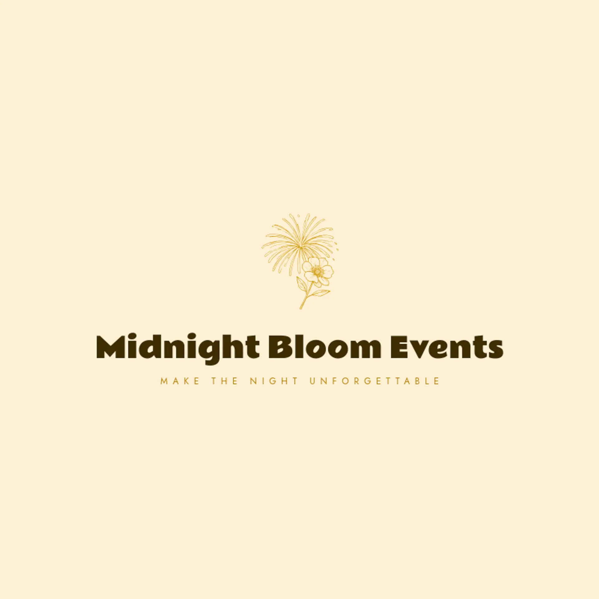 Midnight Bloom Events logo for event