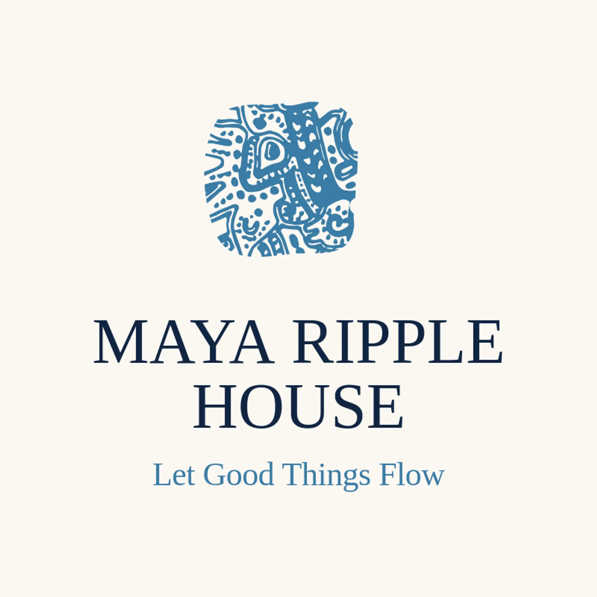 Maya Ripple House logo for maya