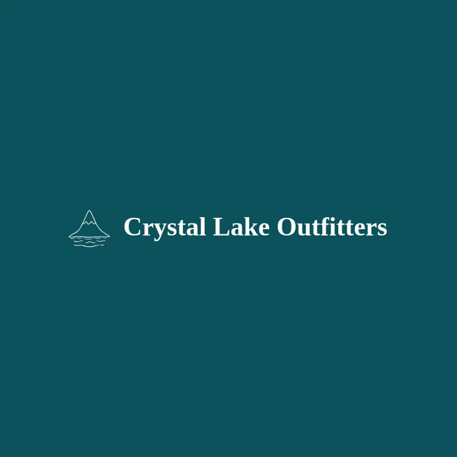 Crystal Lake Outfitters logo for winter