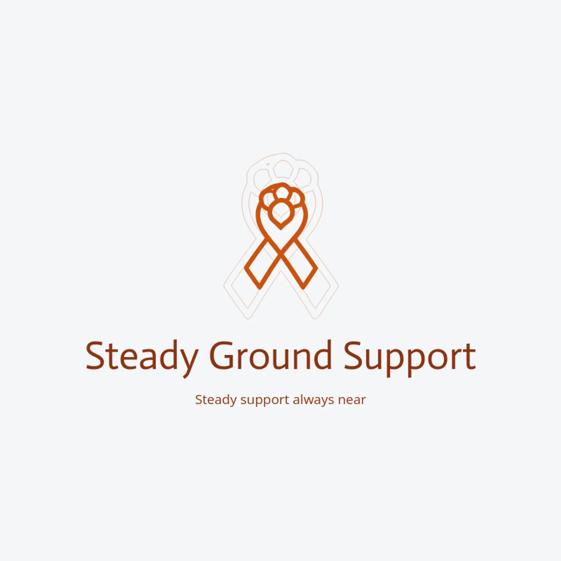 Steady Ground Support logo for disability