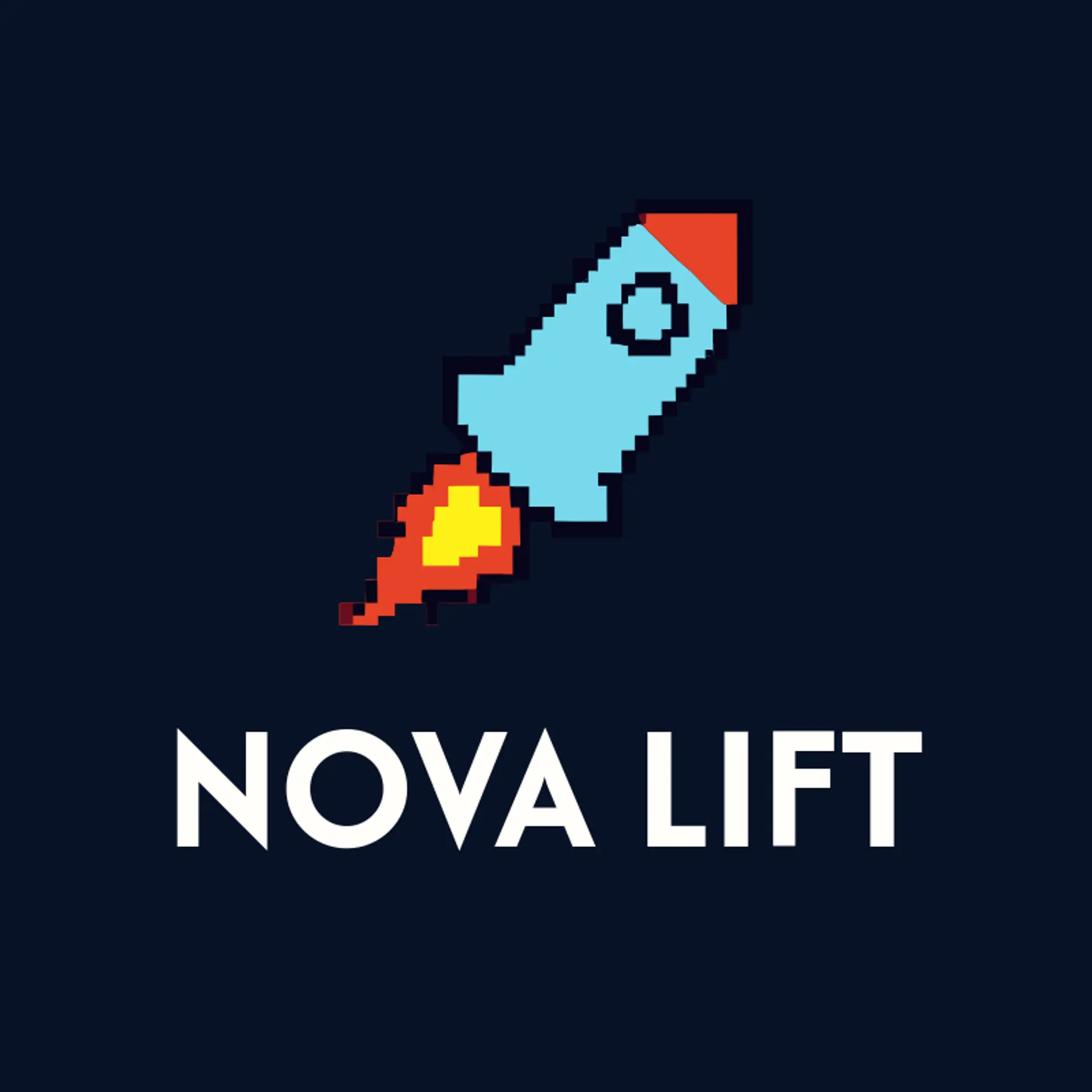 Nova Lift logo for rocket