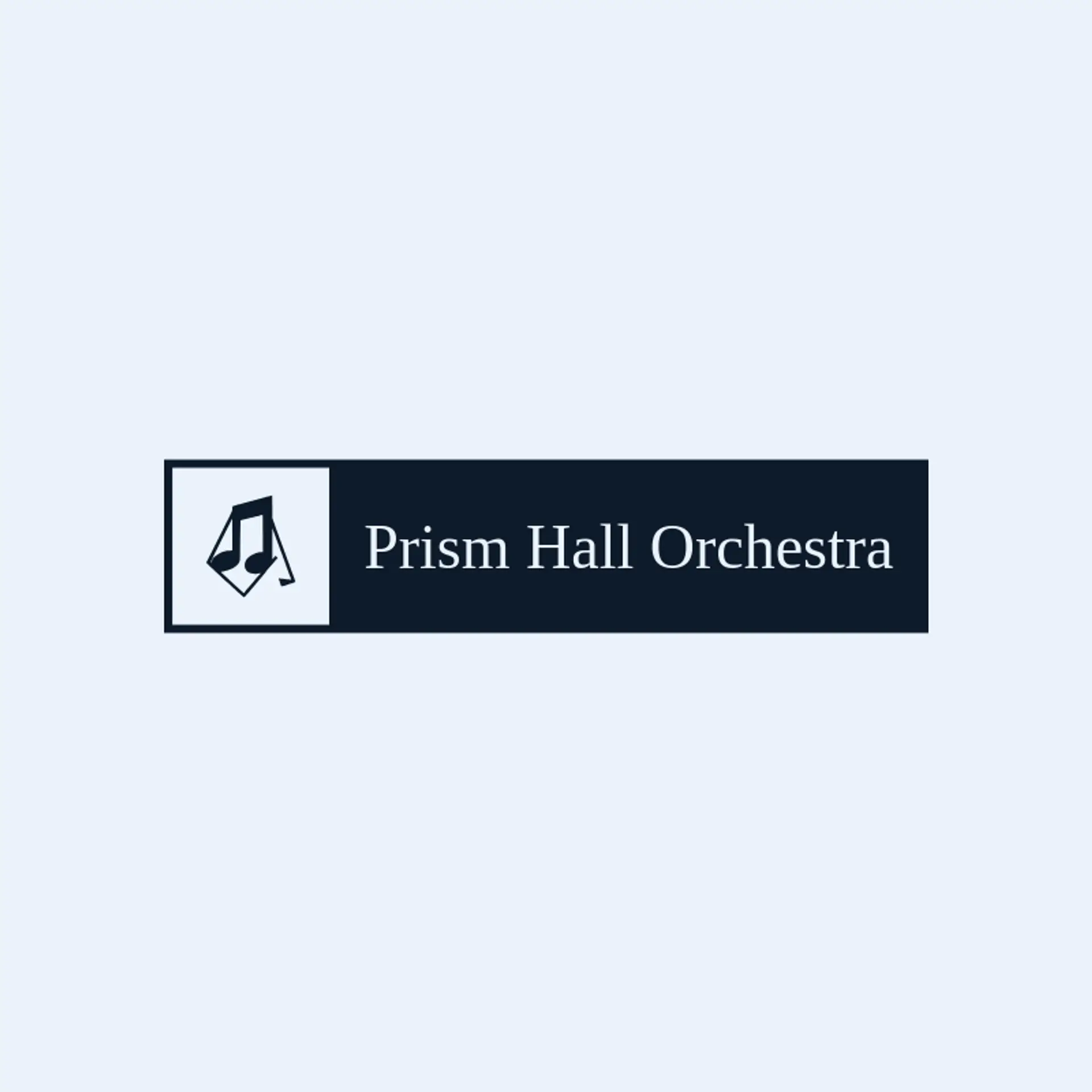 Prism Hall Orchestra logo for symphony