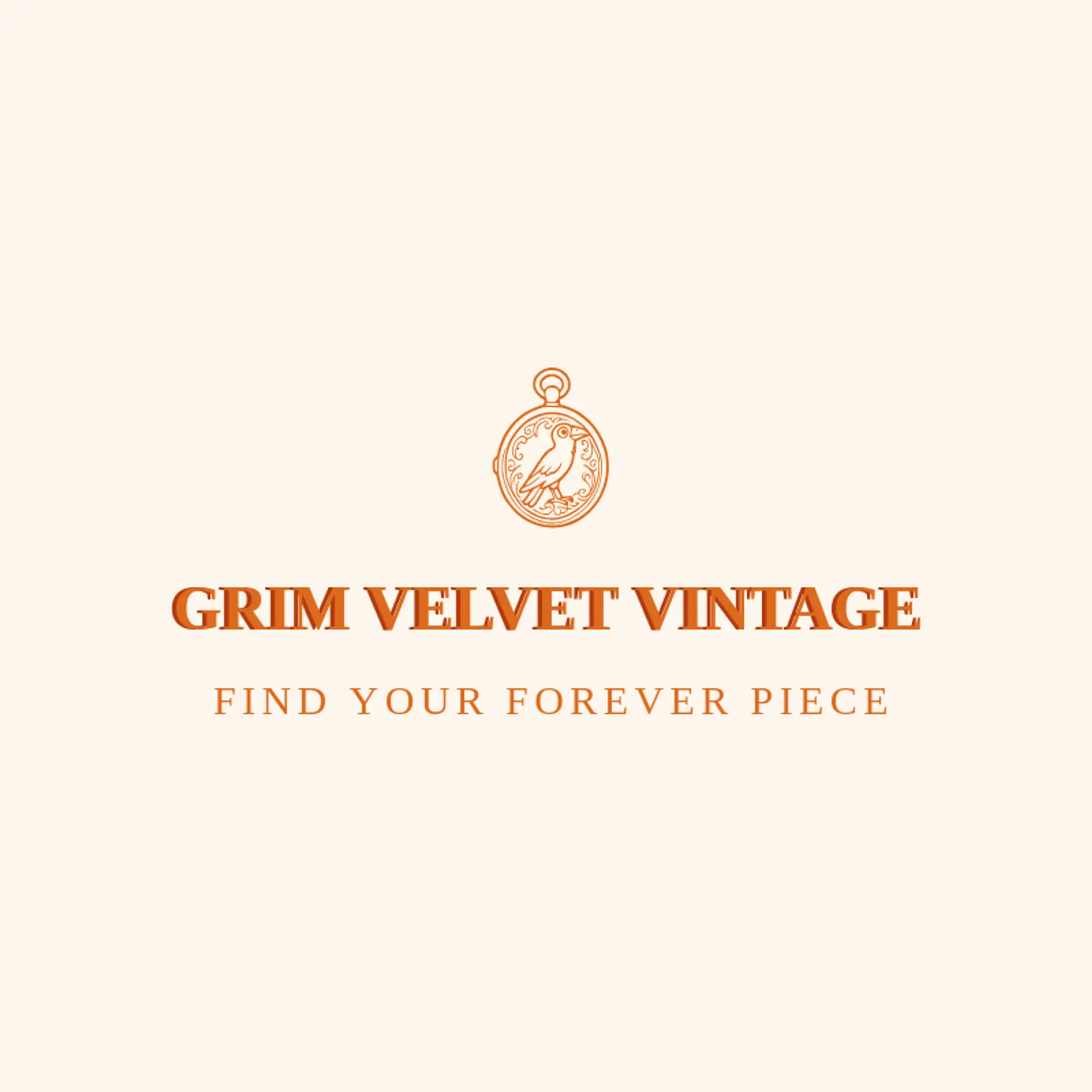 Grim Velvet Vintage logo for goth