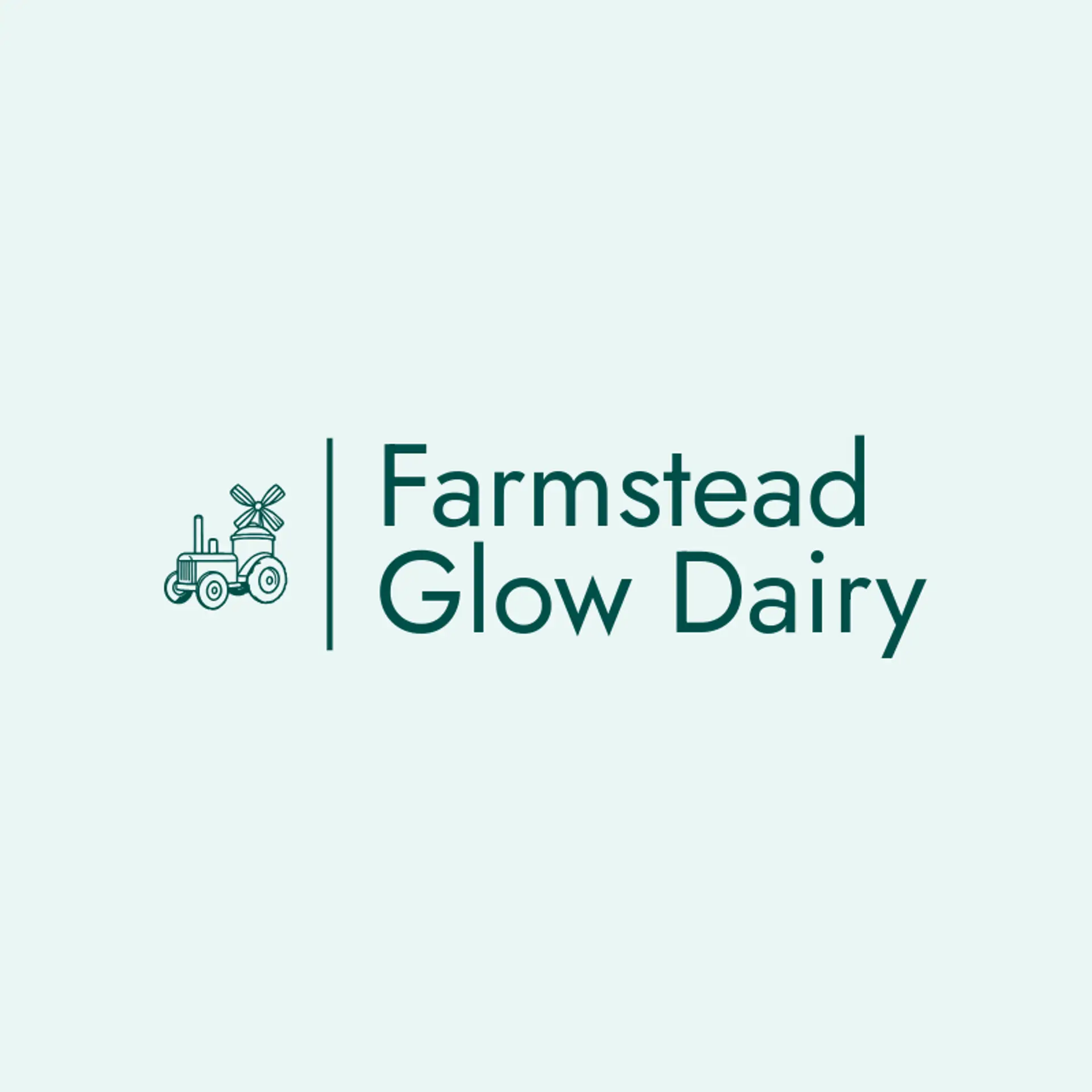 Farmstead Glow Dairy logo for dairy