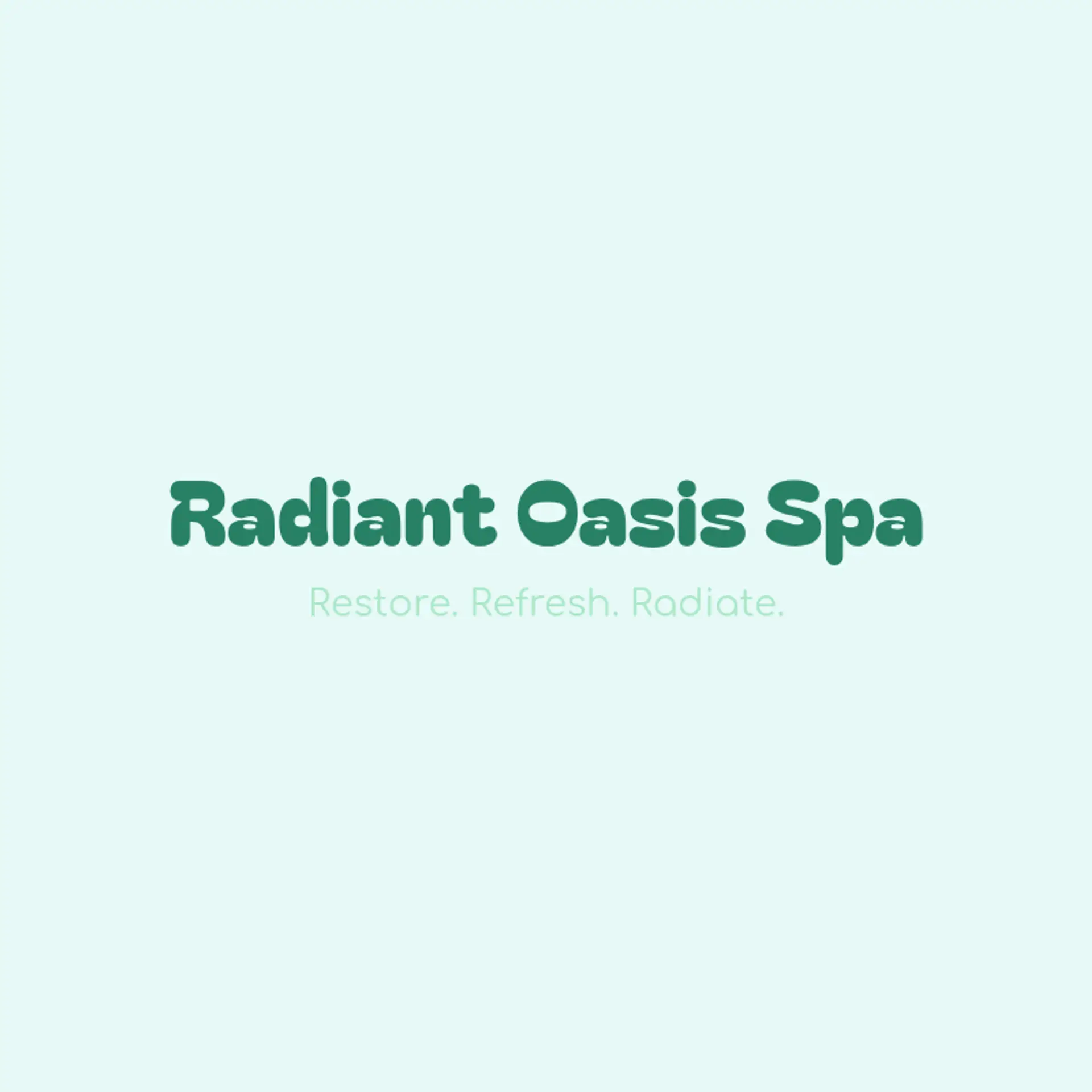 Oasis Glow Spa logo for spa