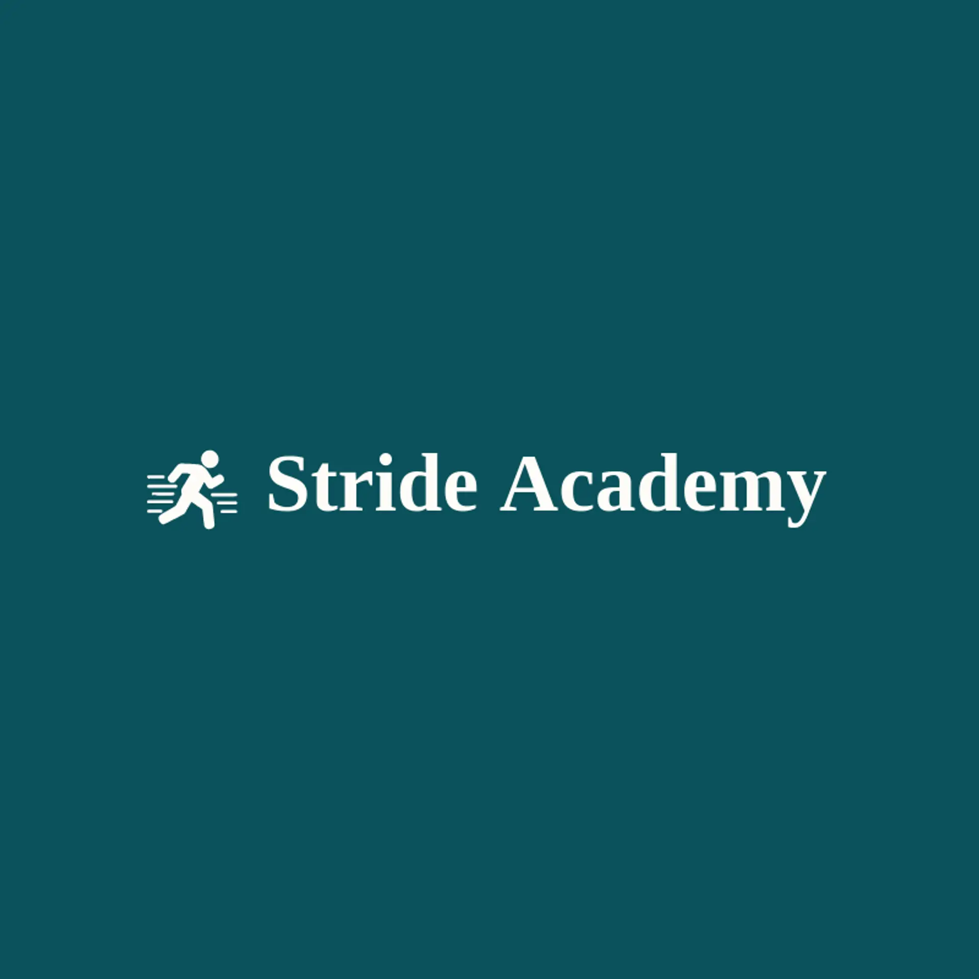 Stride Academy logo for training