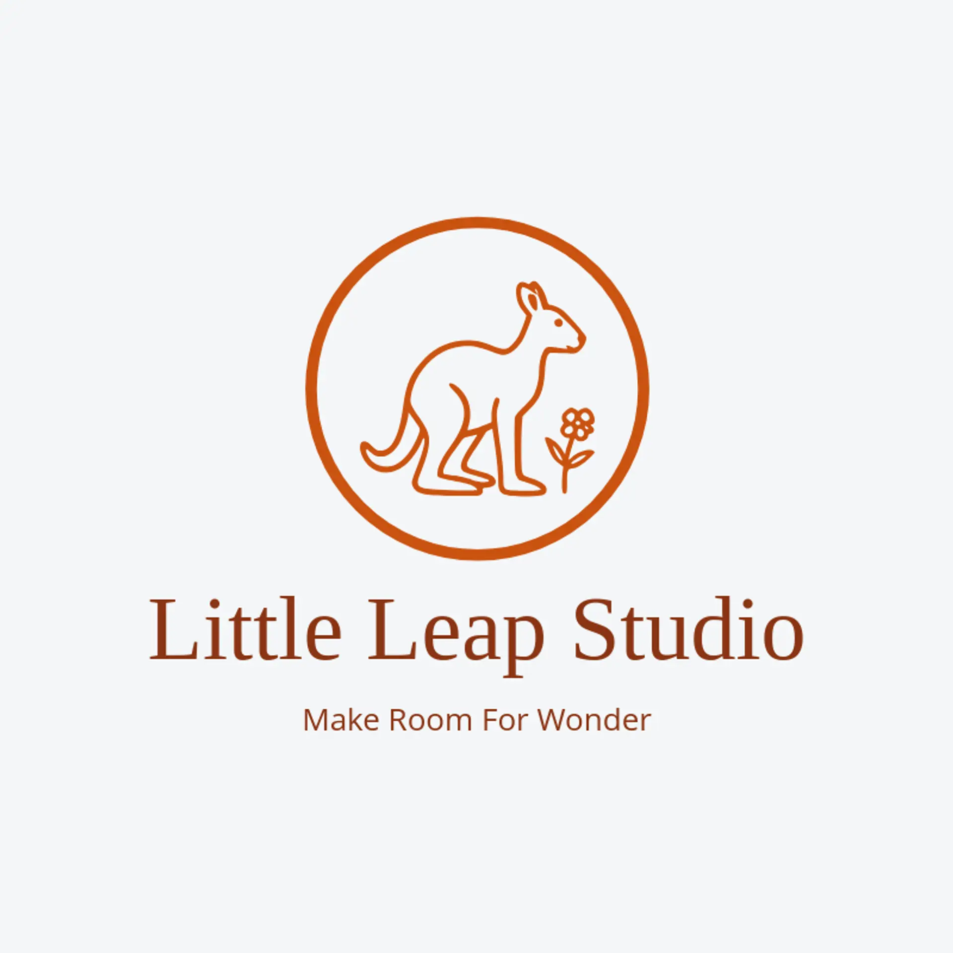 Little Leap Studio logo for kangaroo