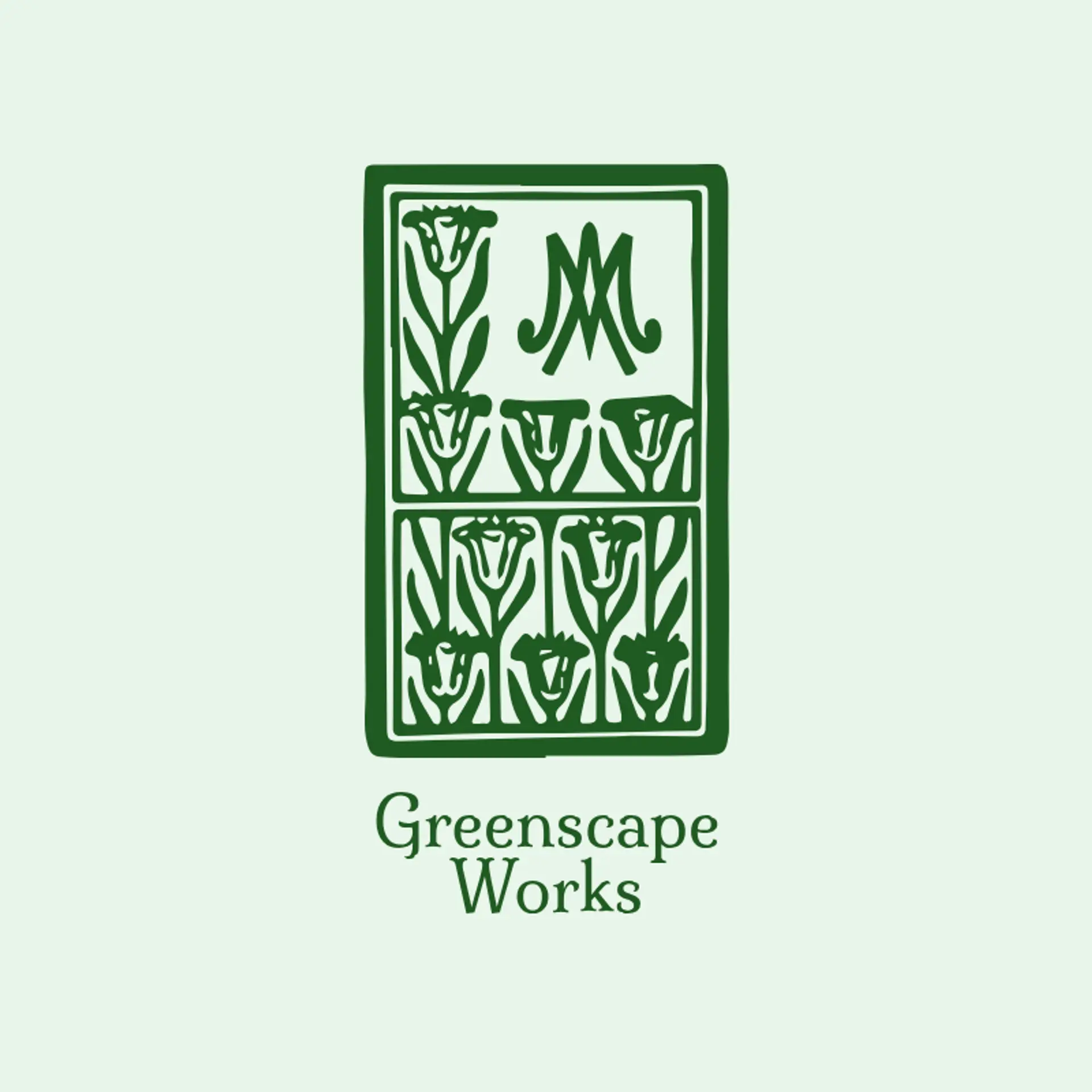 Verdant Visions Landscaping logo for landscaping