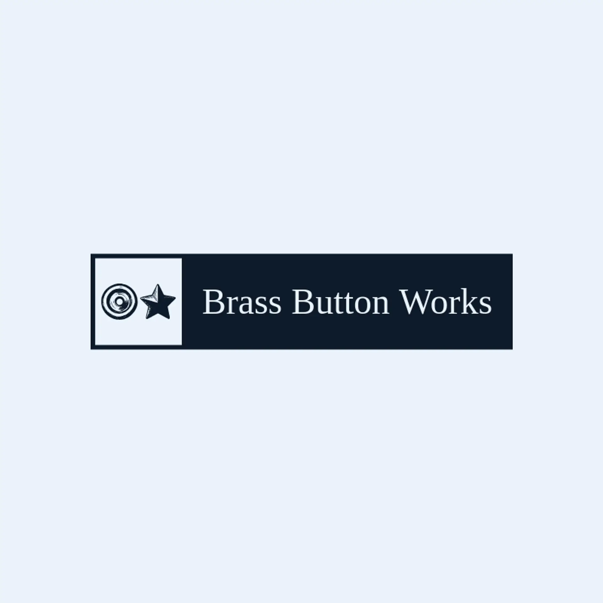 Brass Button Works logo for stitching