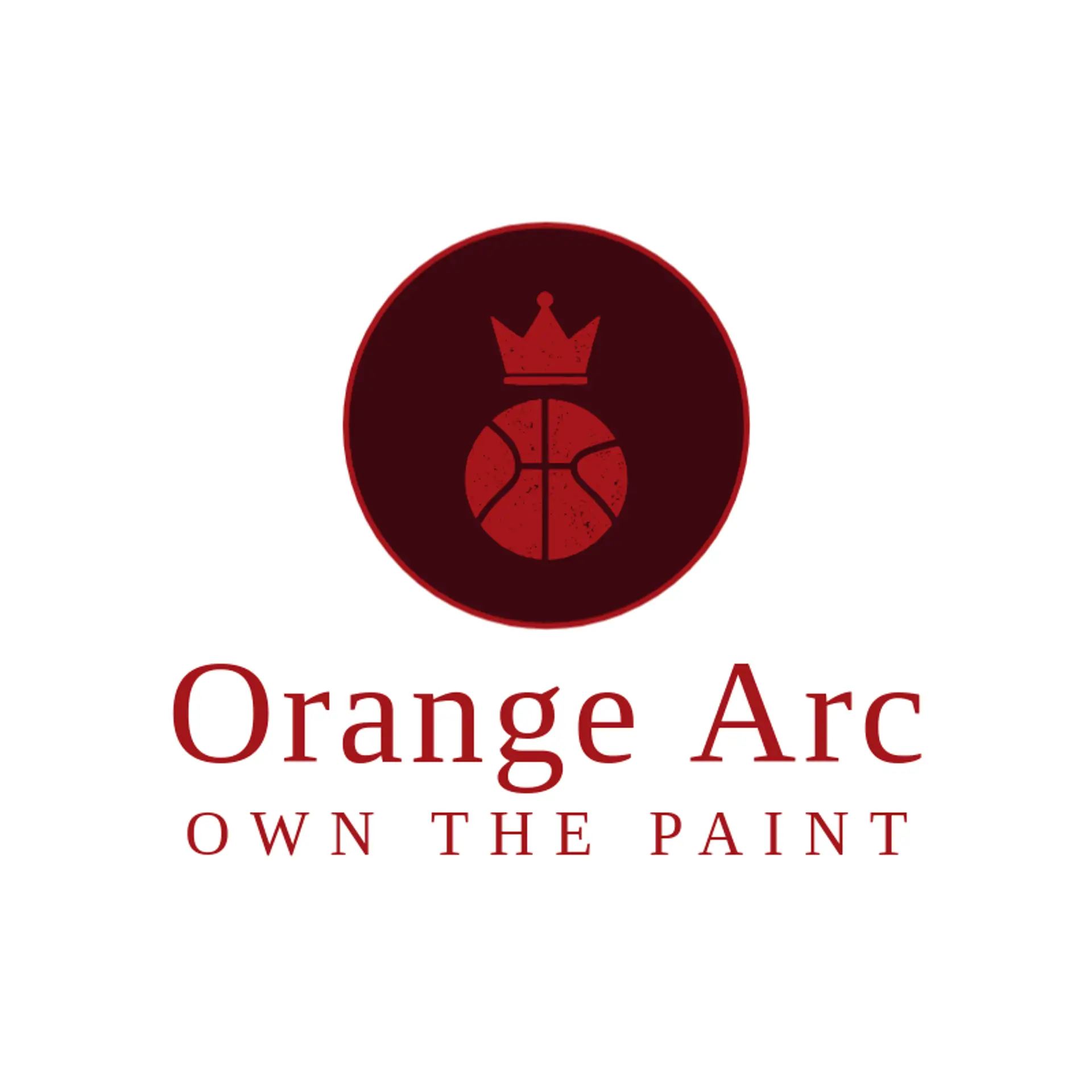 Orange Arc logo for basketball team
