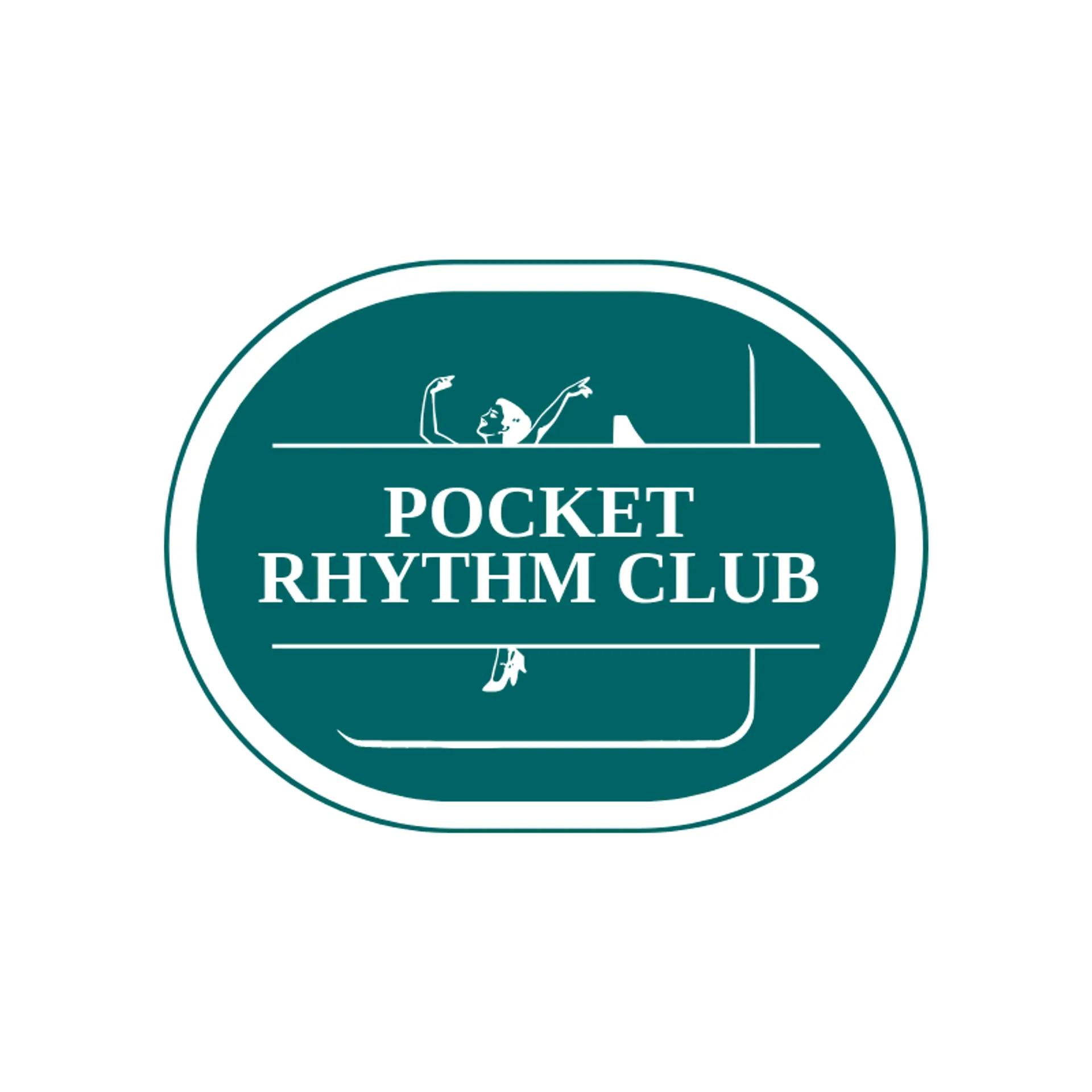 Pocket Rhythm Club logo for dance studio