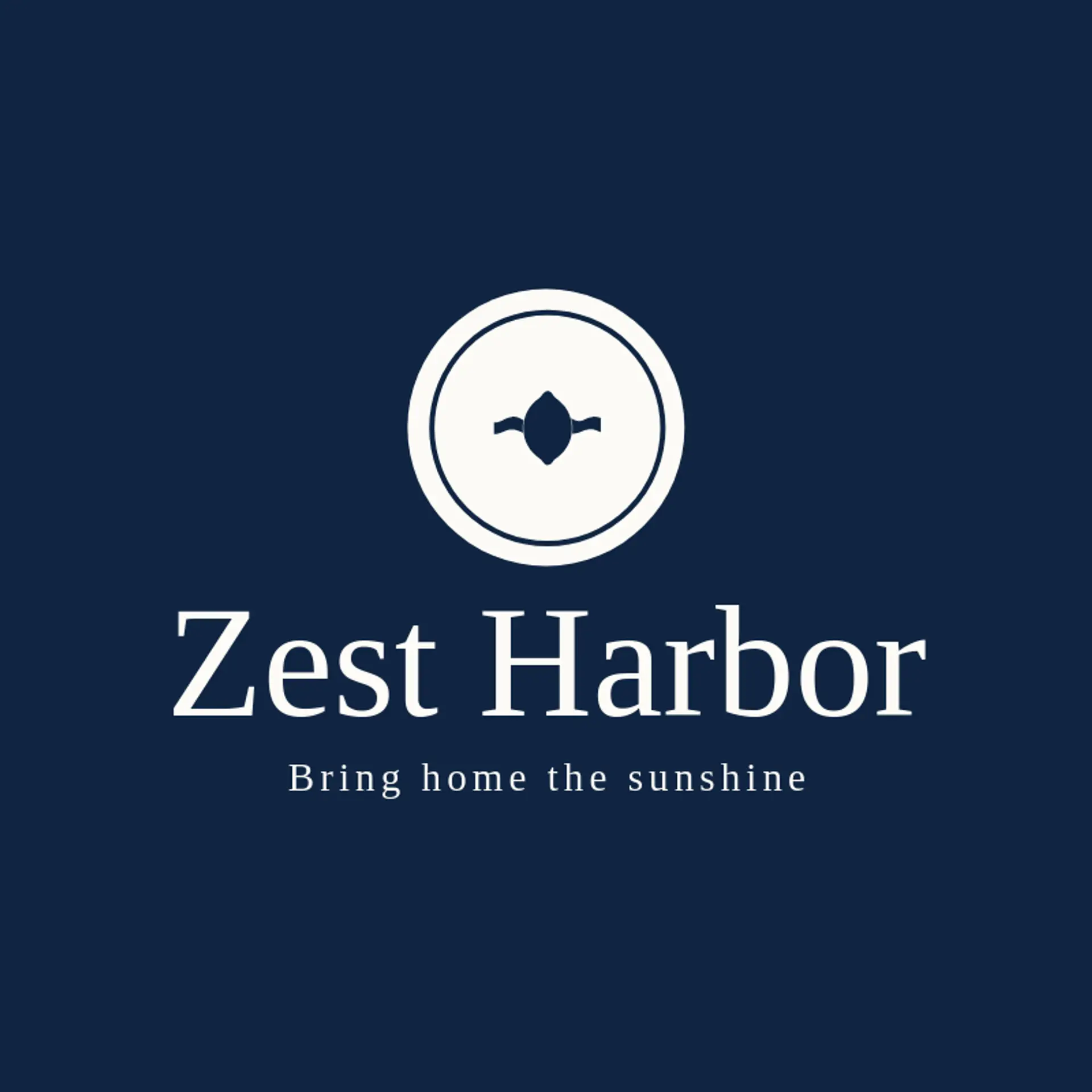 Zest Harbor logo for lemon