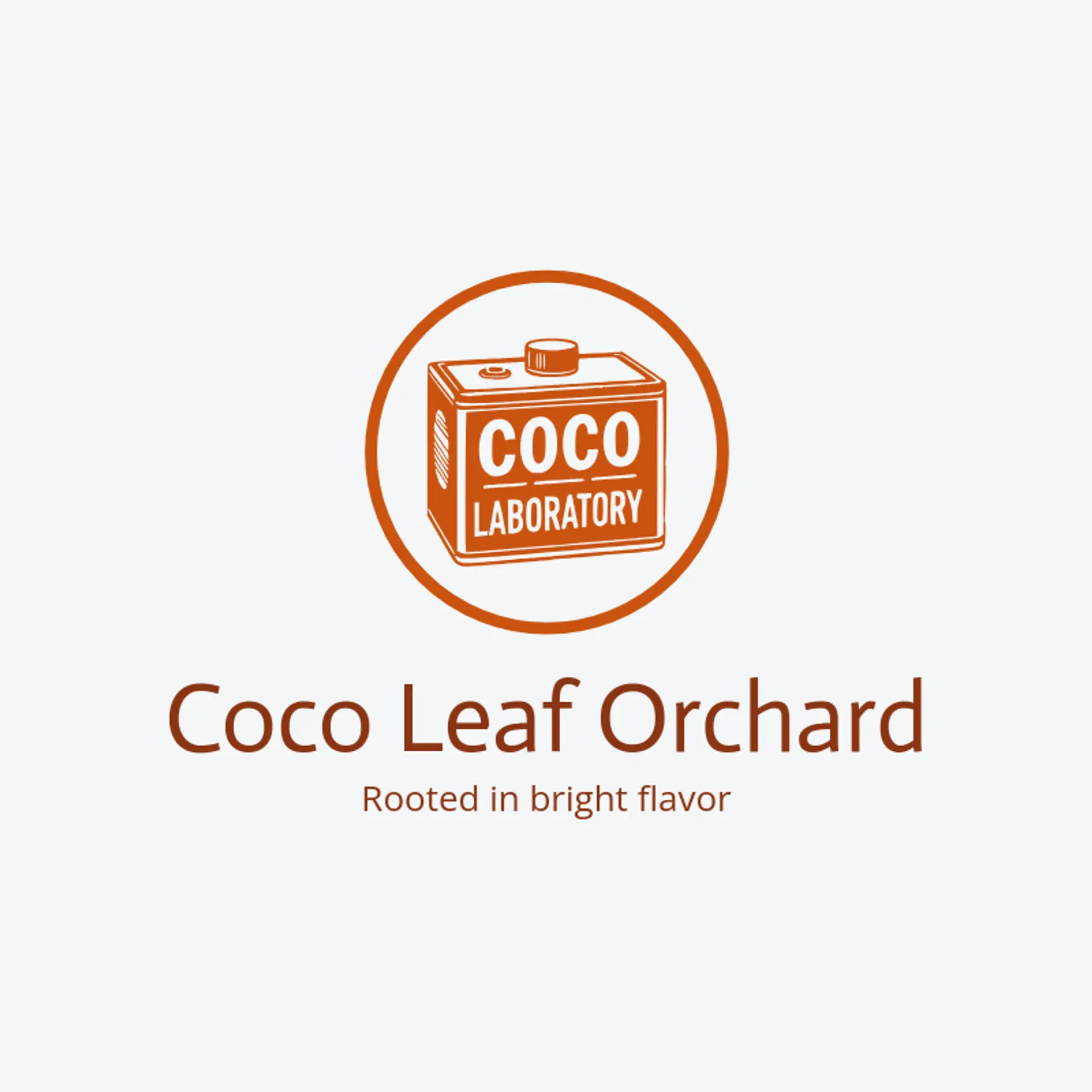 Coco Leaf Orchard logo for coco