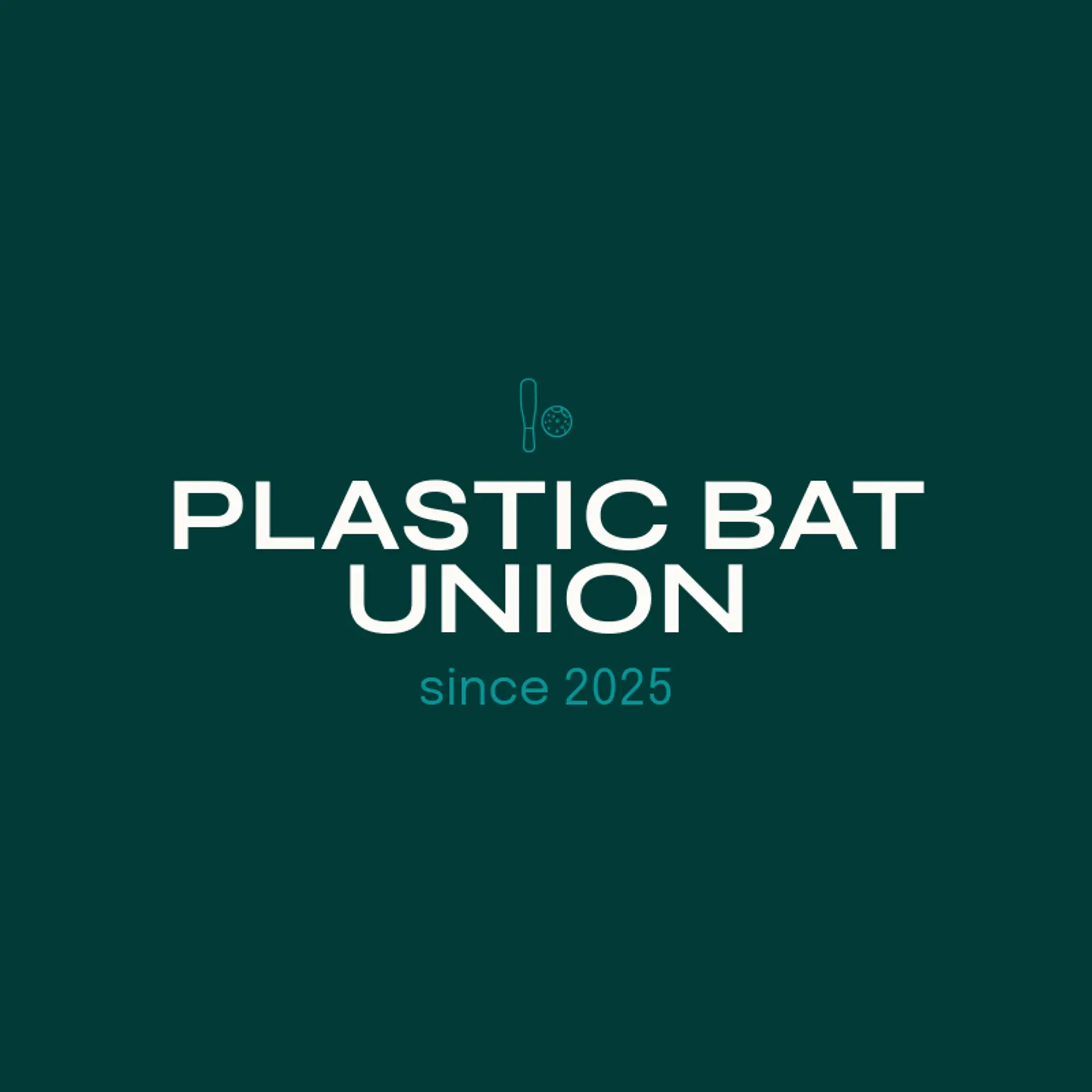 Plastic Bat Union logo for wiffleball