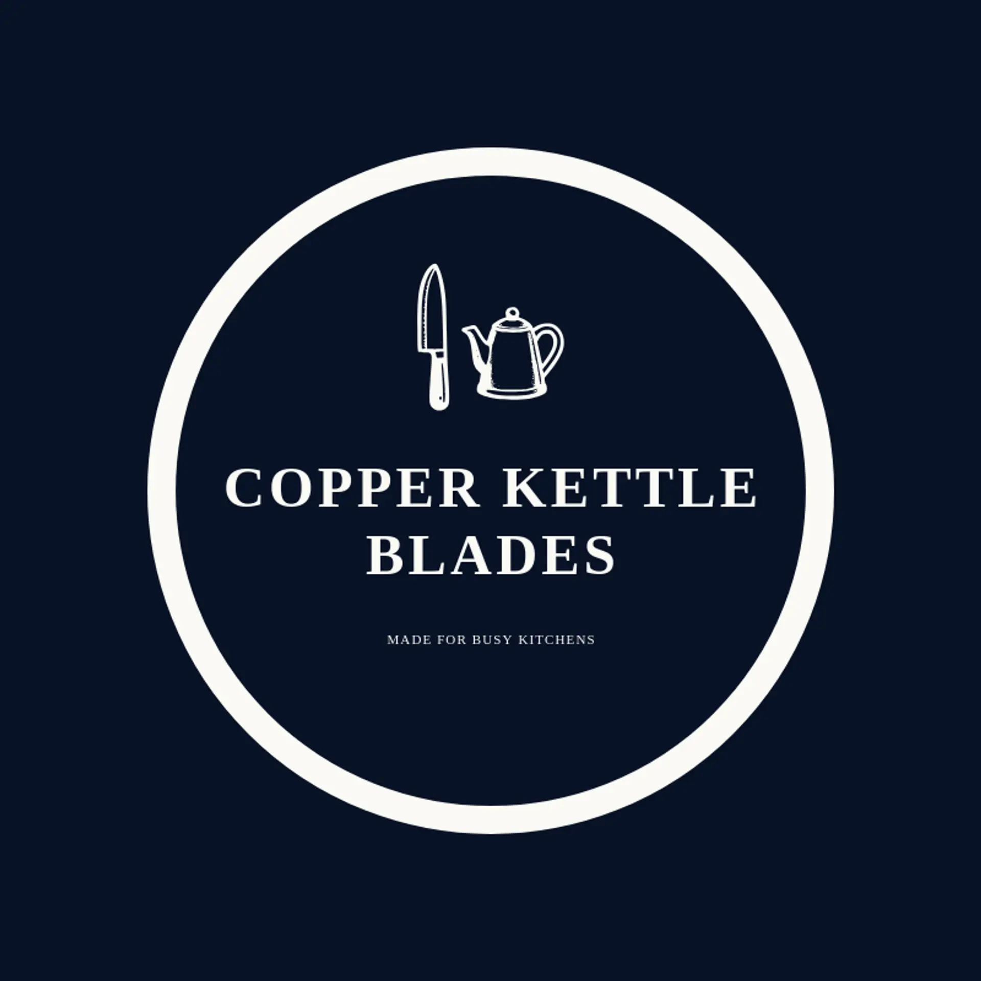 Copper Kettle Blades logo for knife