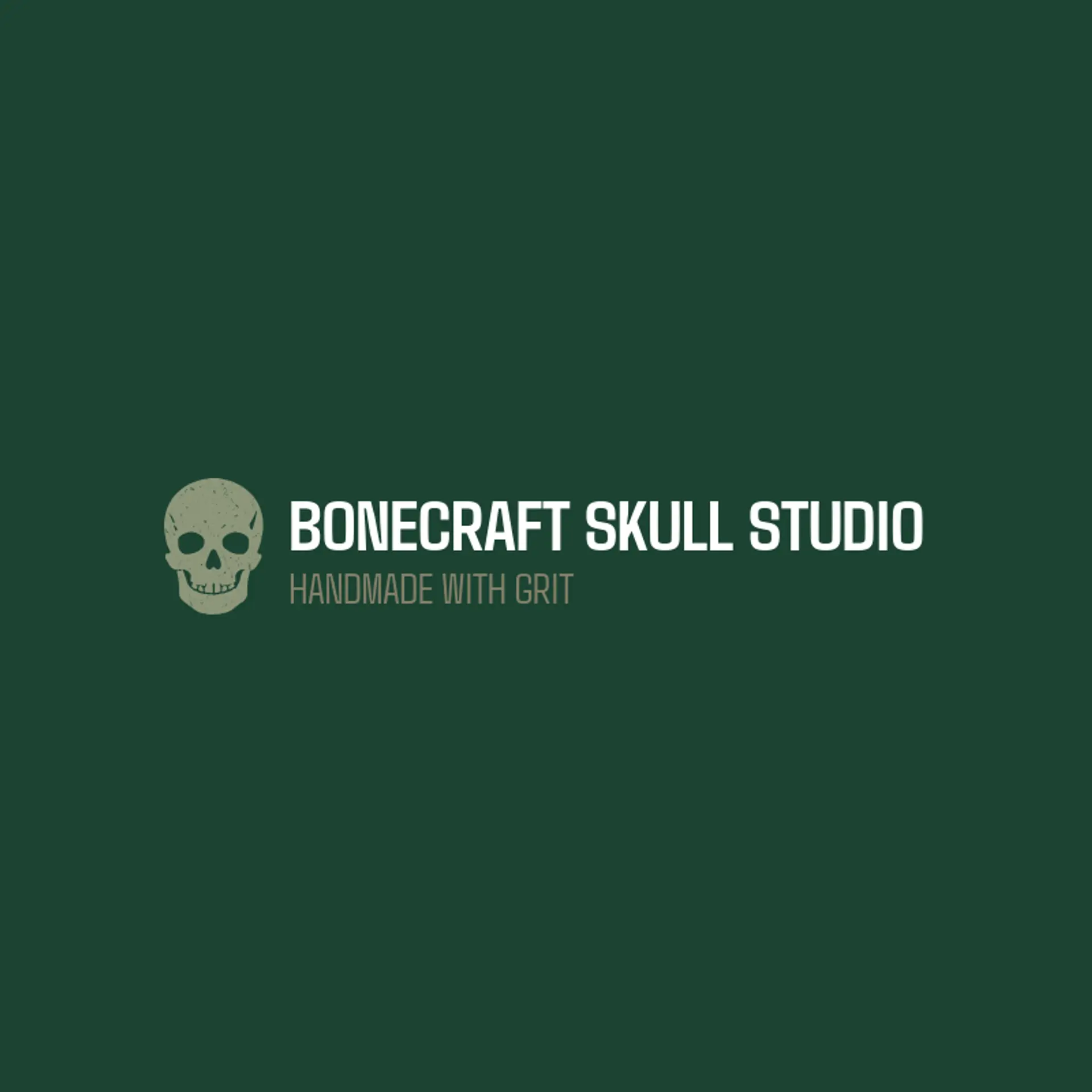 Bonecraft Skull Studio logo for skull