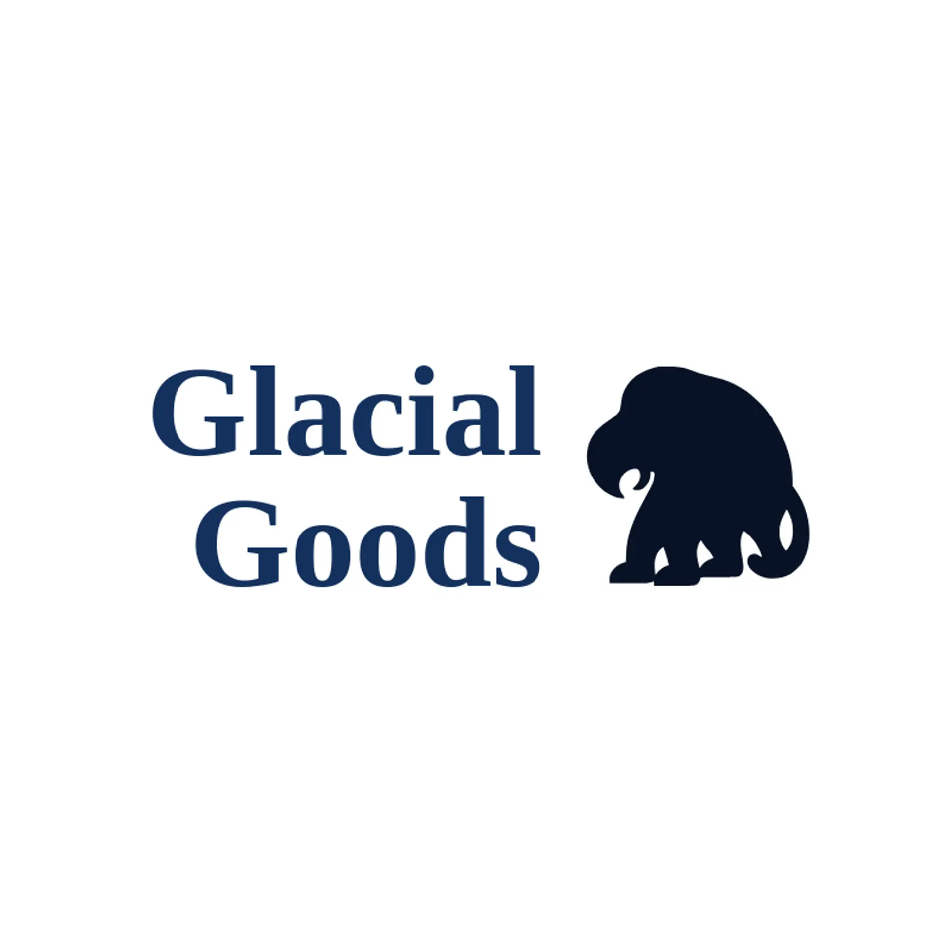 Glacial Goods logo for mammoth