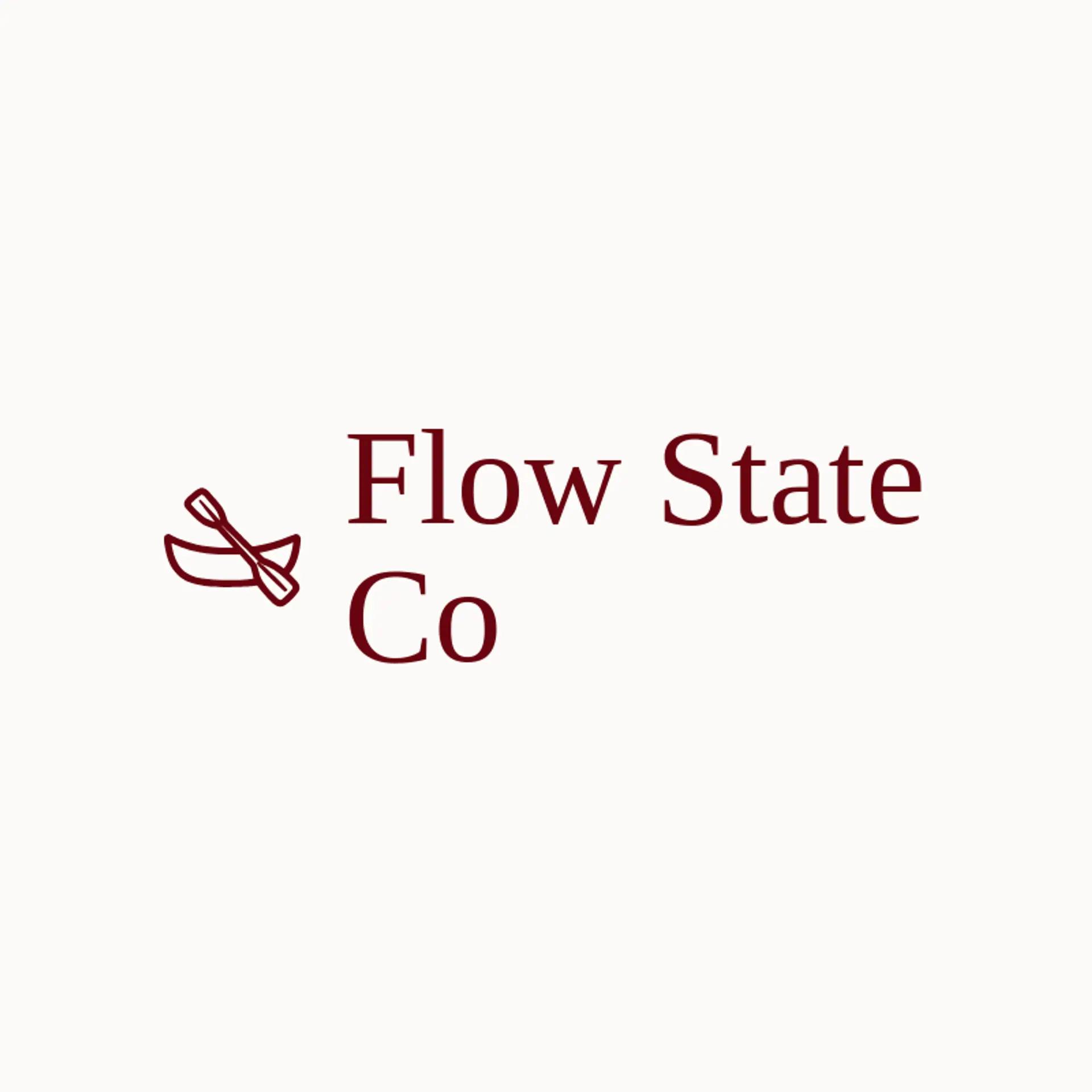 Flow State Co logo for river