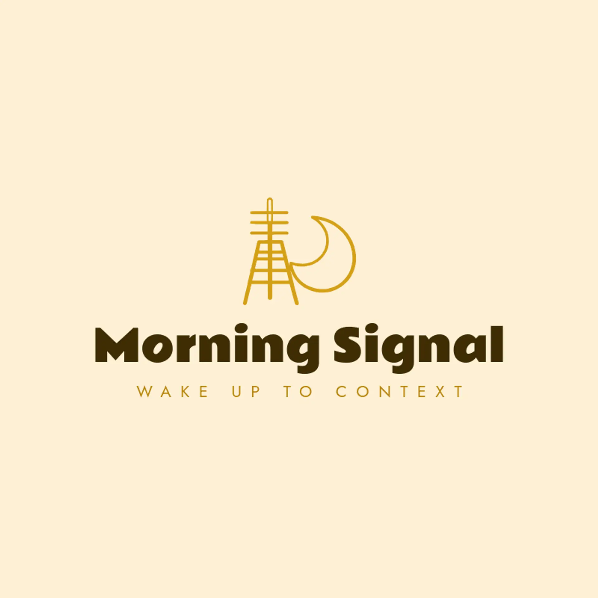 Morning Signal logo for news channel