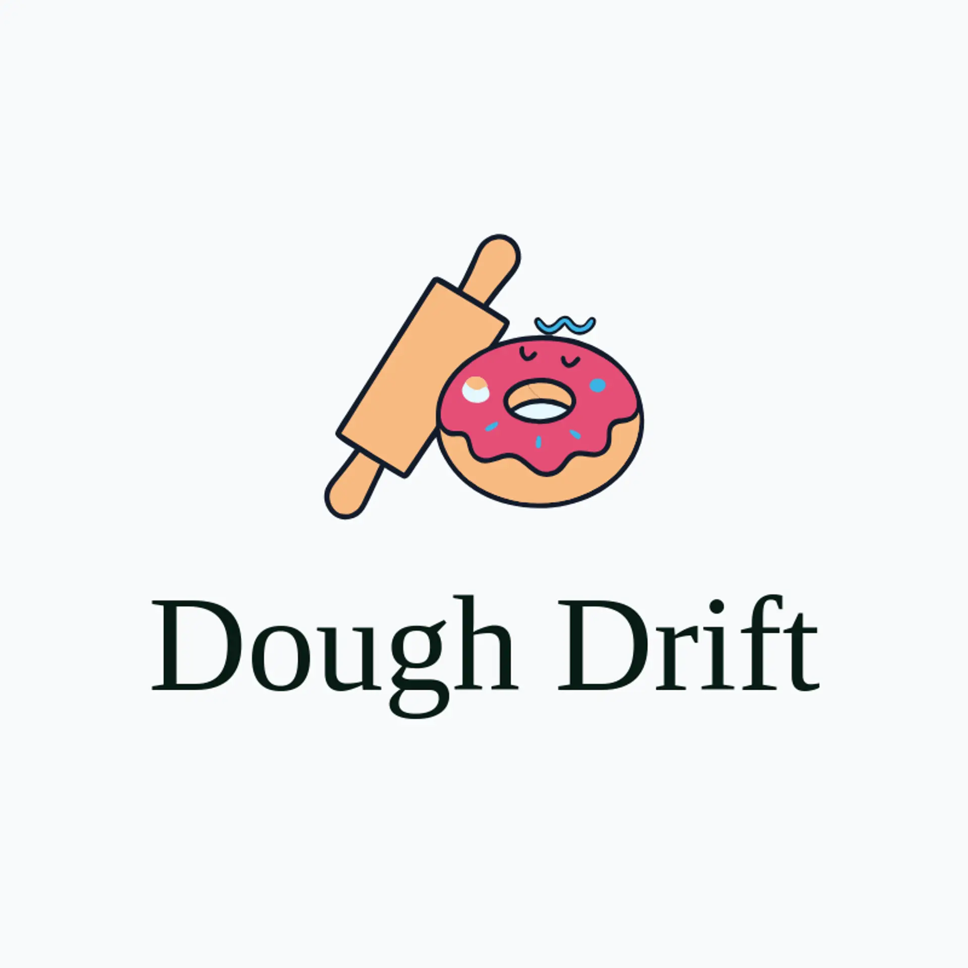 Dough Drift logo for donut