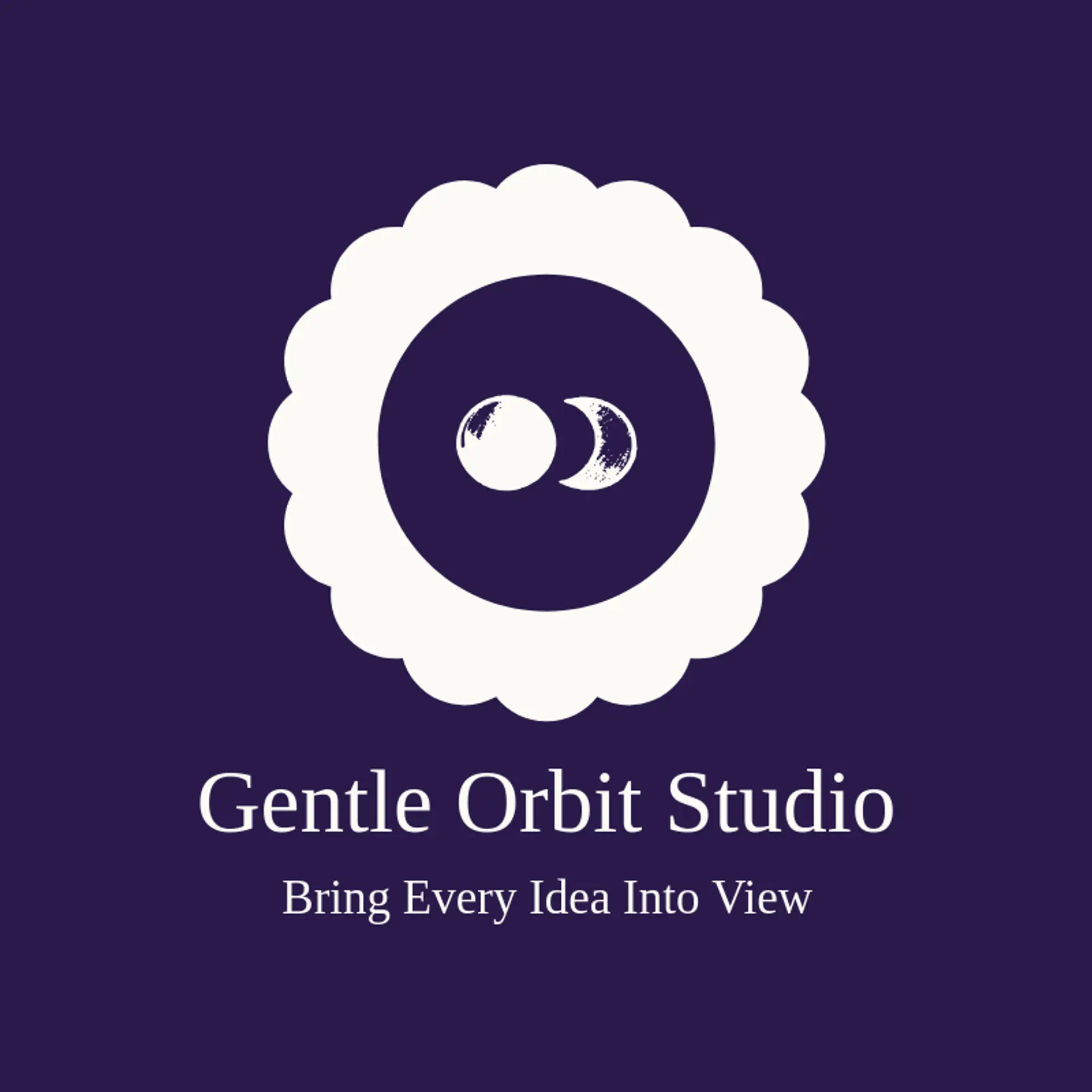 Gentle Orbit Studio logo for sphere