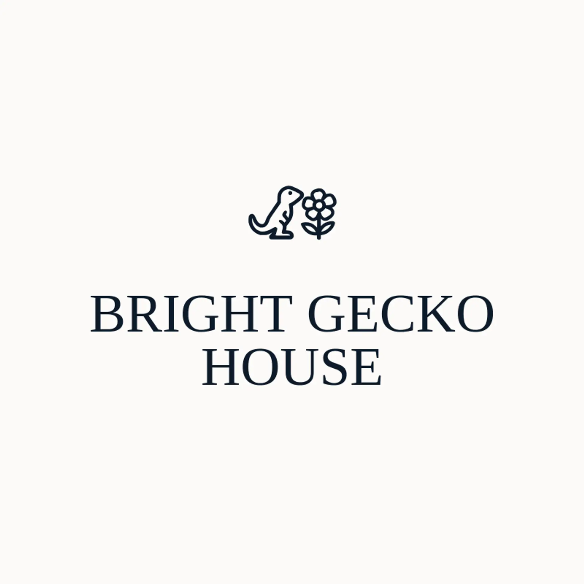 Bright Gecko House logo for lizard