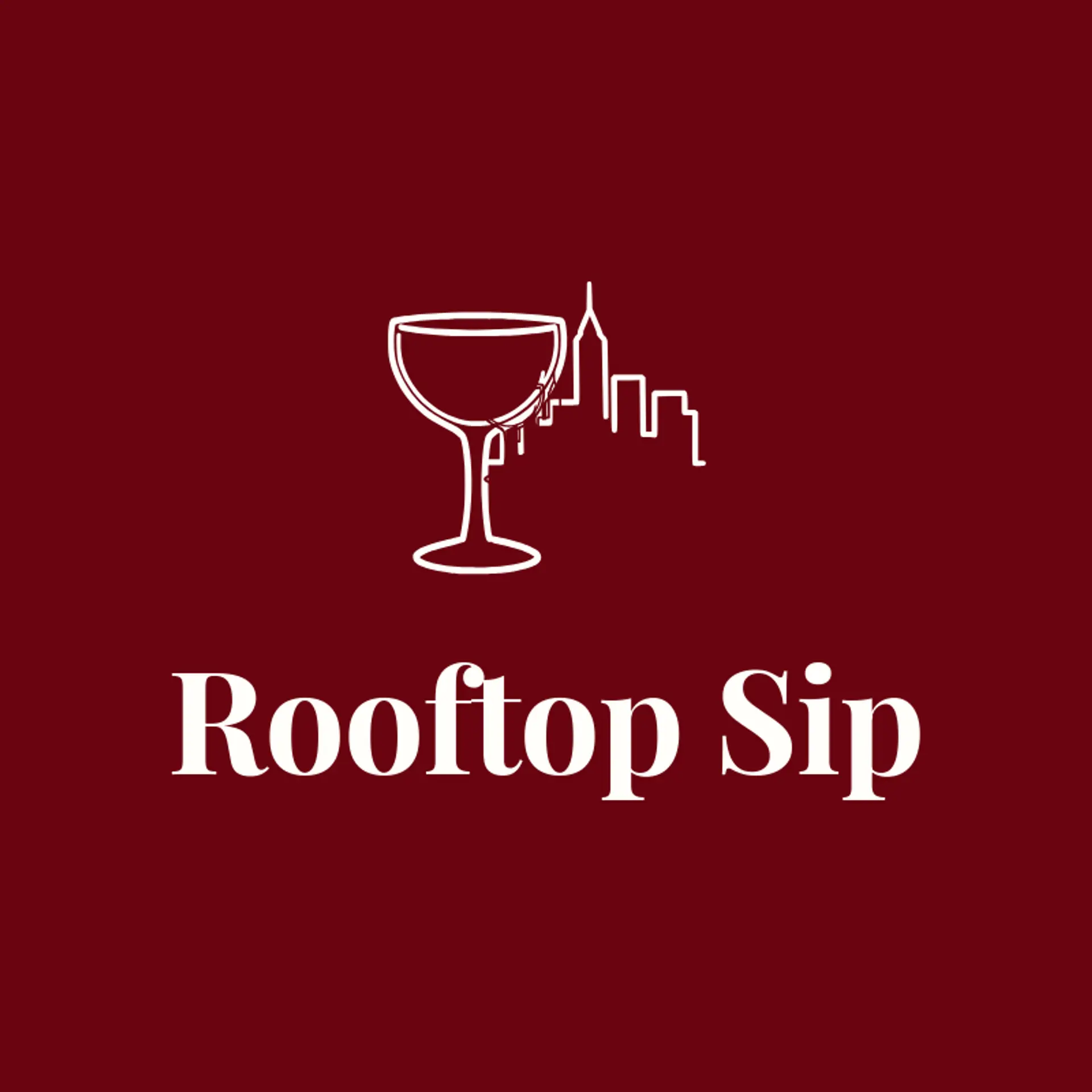 Rooftop Sip logo for alcohol
