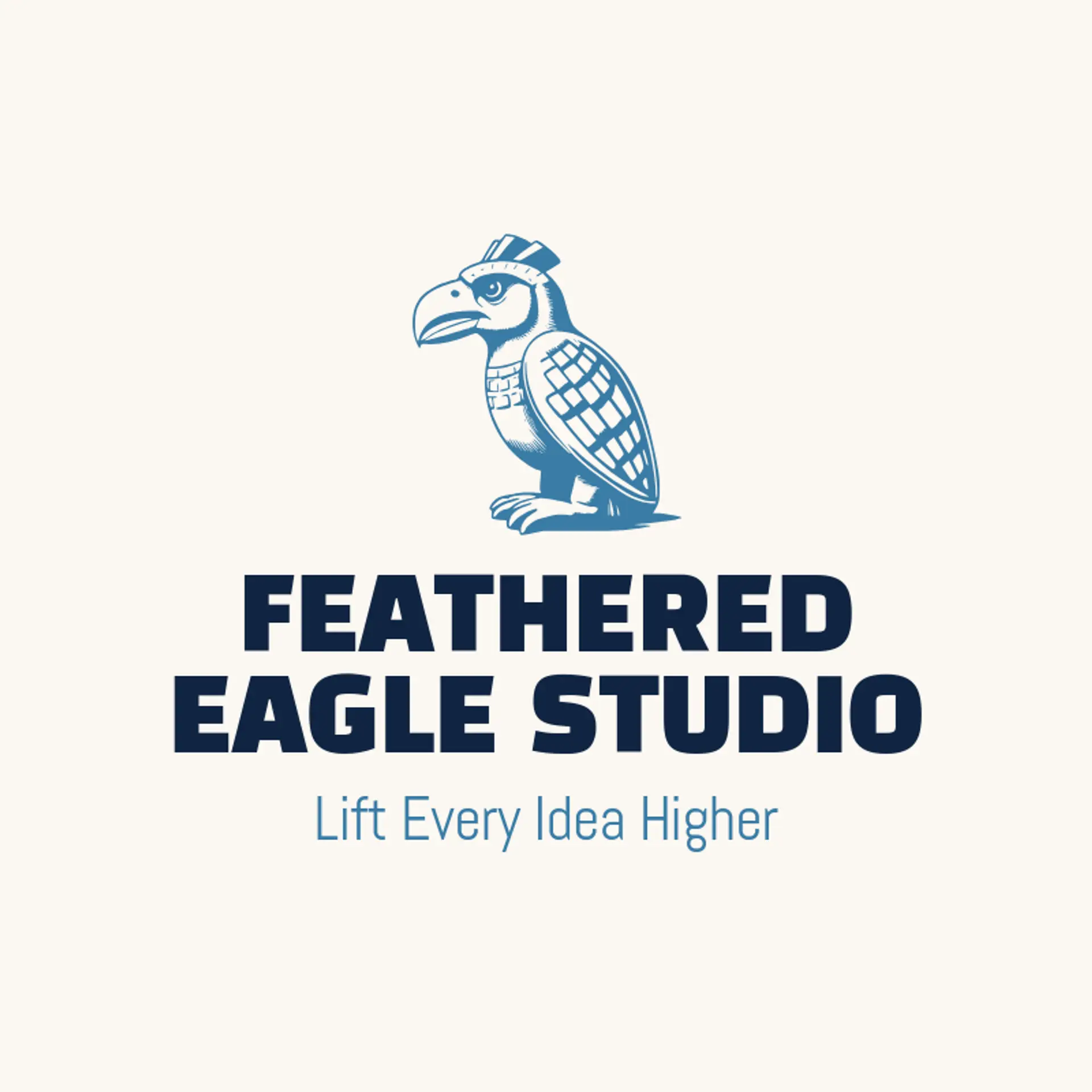 Feathered Eagle Studio logo for aztec