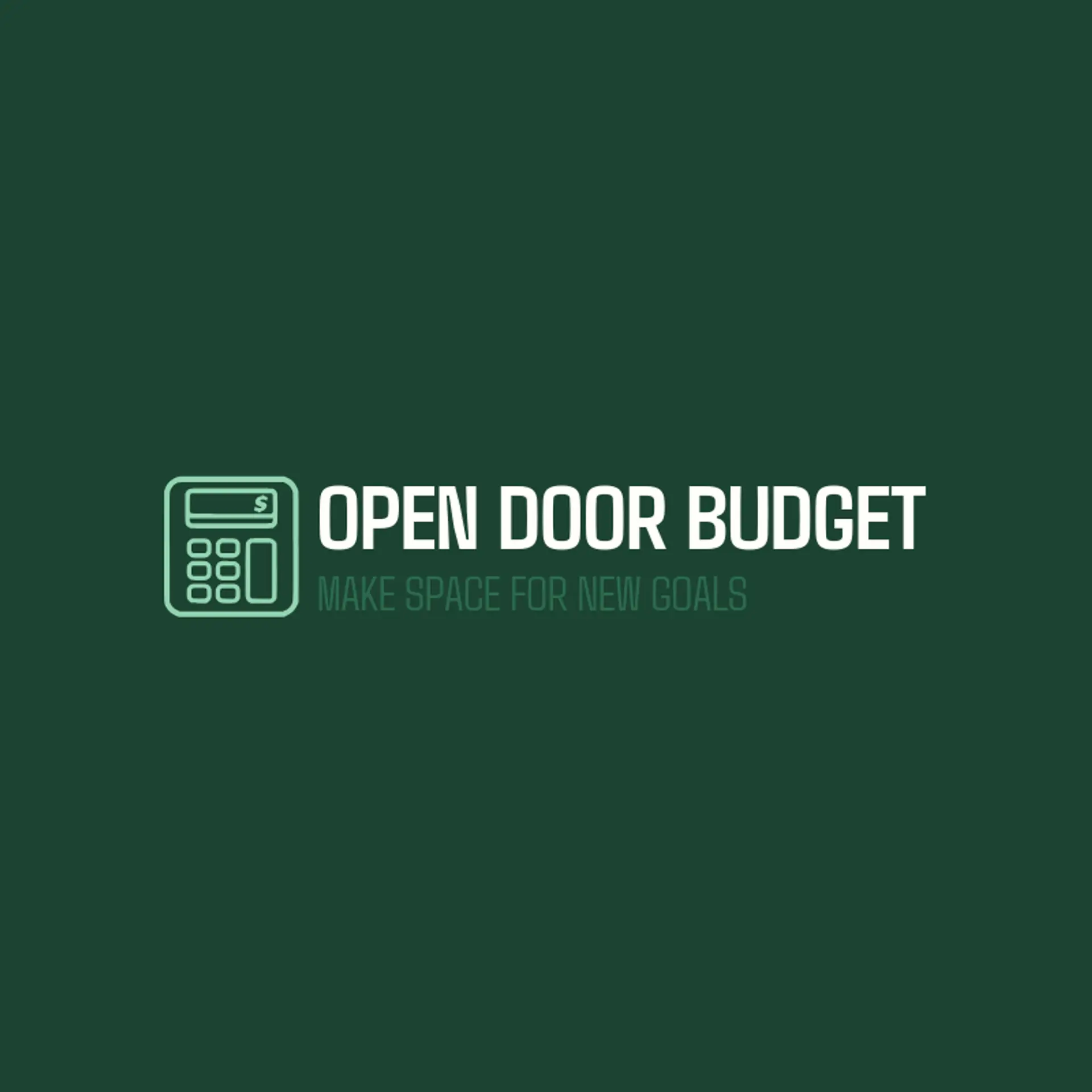 Open Door Budget logo for budget