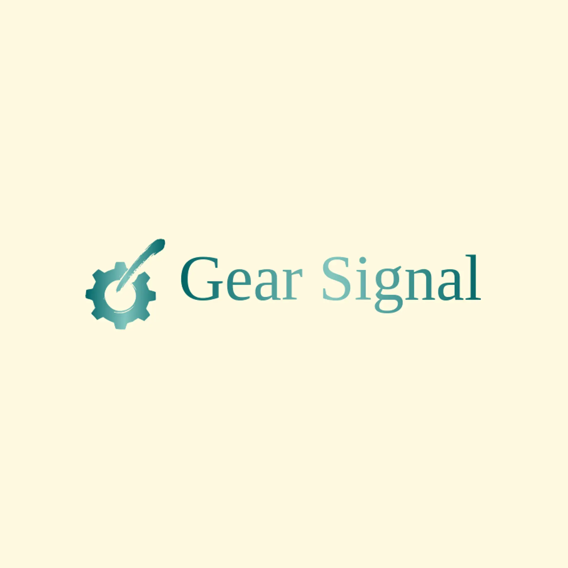 Gear Signal logo for coding